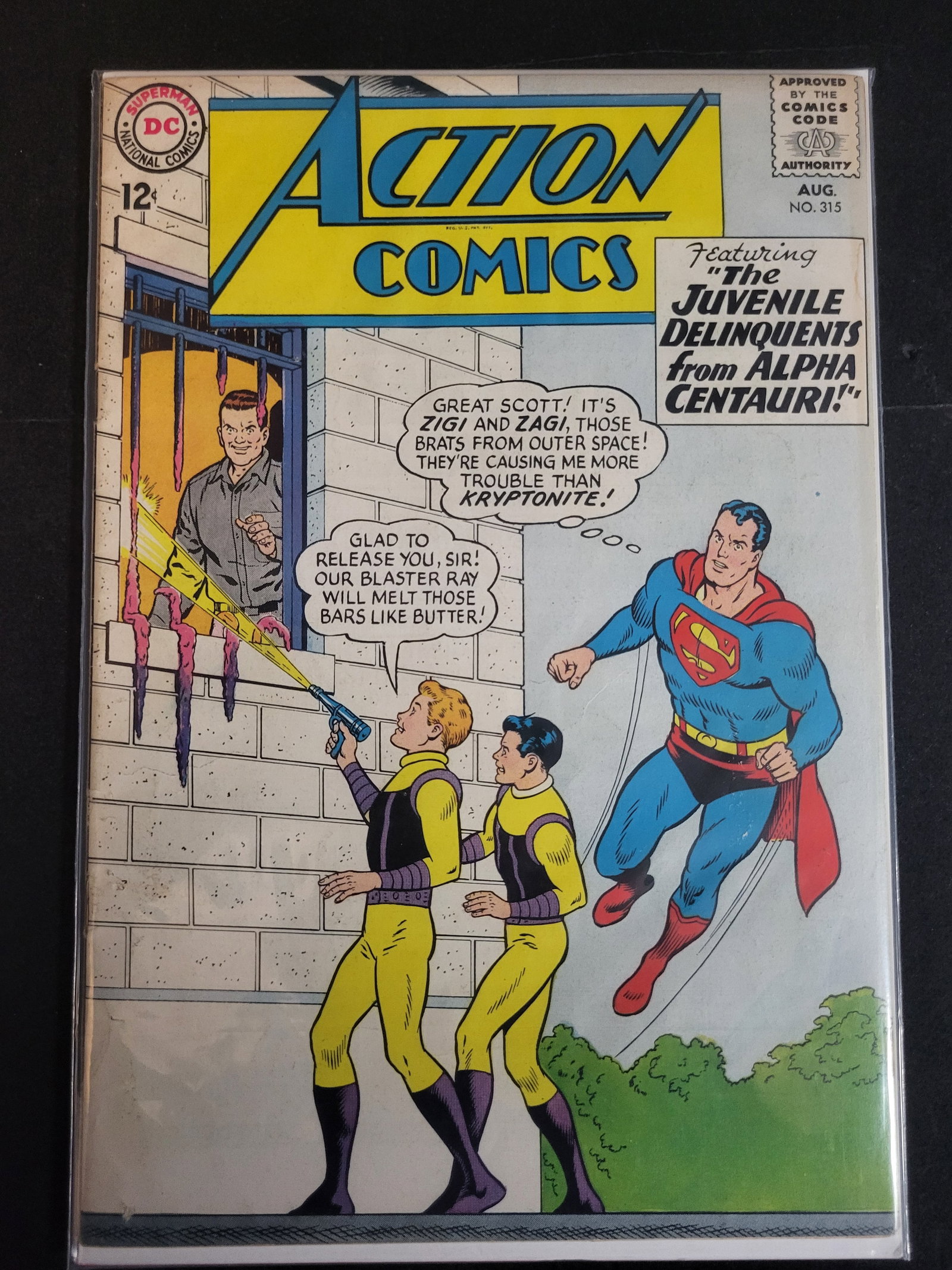 I02706 | Action Comics #315 August 1964 DC Comics Superman Silver Age (1 of 2)