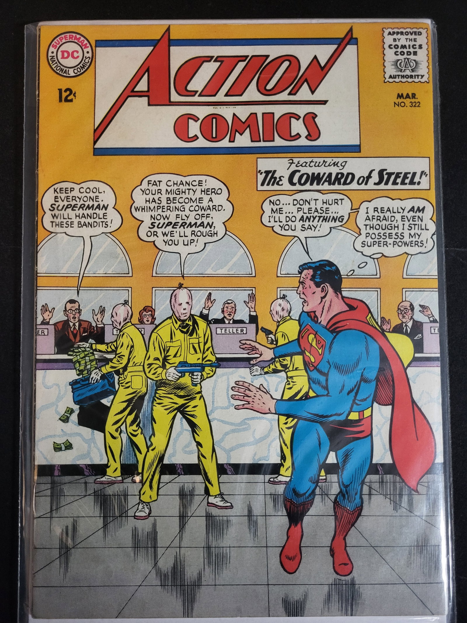 I02708 | DC Comics Action Comics No. 322 March 1965 Superman The Coward of Steel (1 of 3)