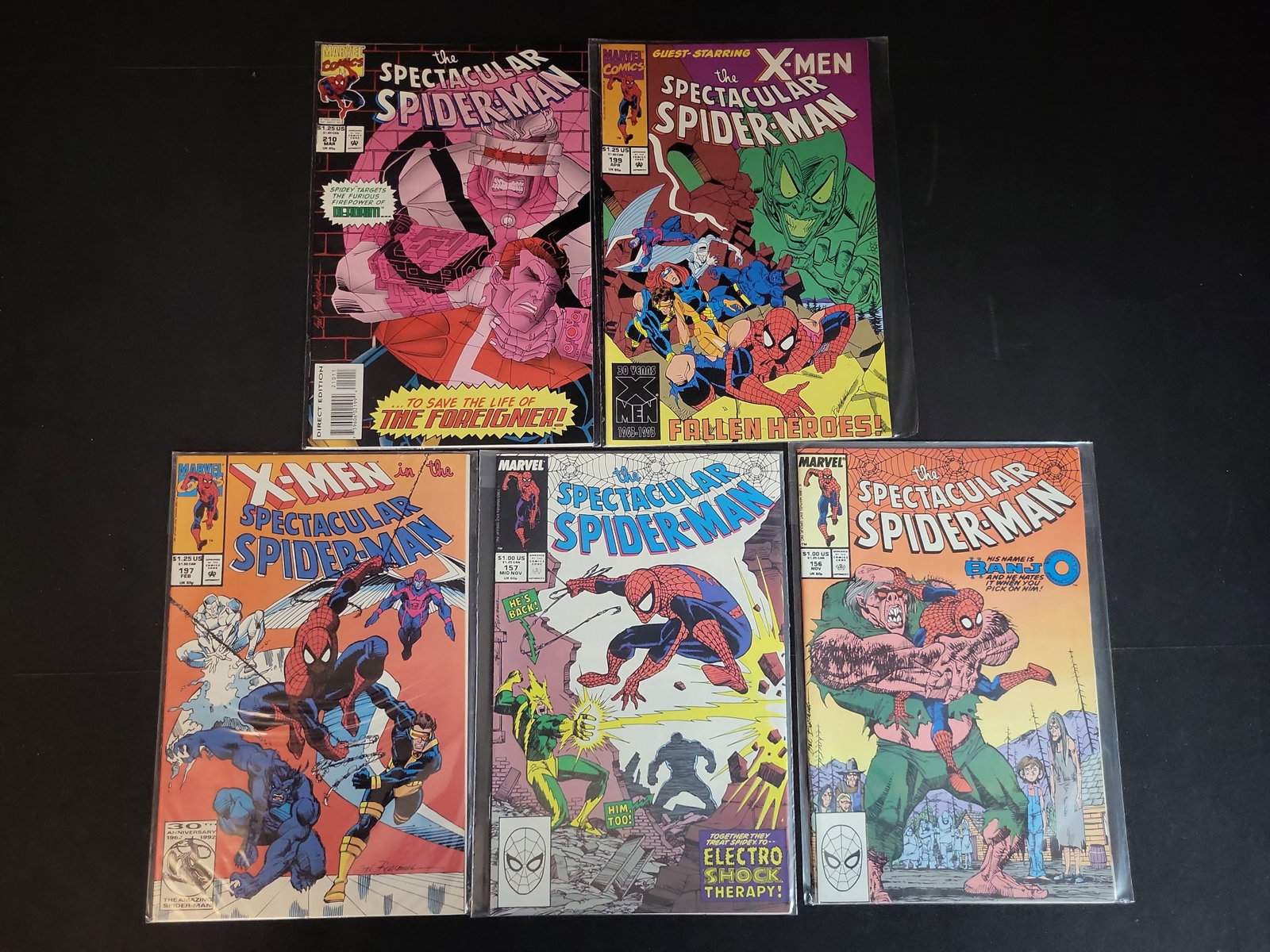 I02720 | A Collection of Five Marvel Comics The Spectacular Spider-Man Issues (1 of 4)