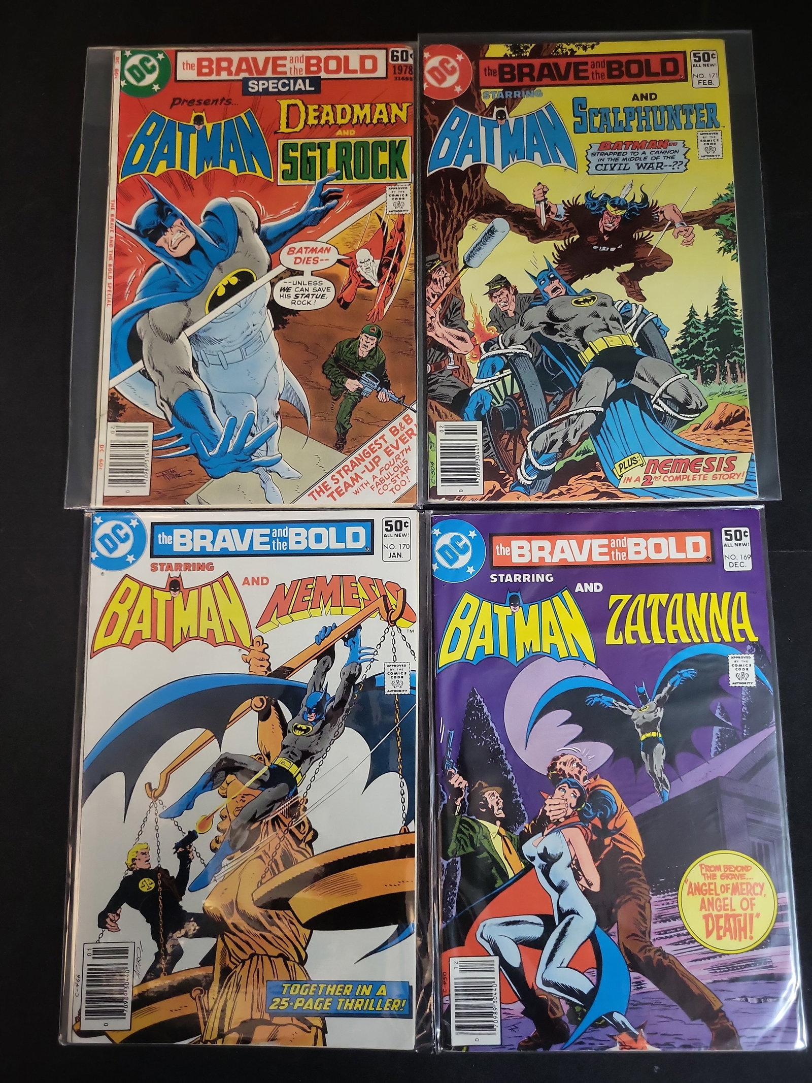 I02738 | Four DC Comics The Brave and the Bold Comic Books Featuring Batman (1 of 3)