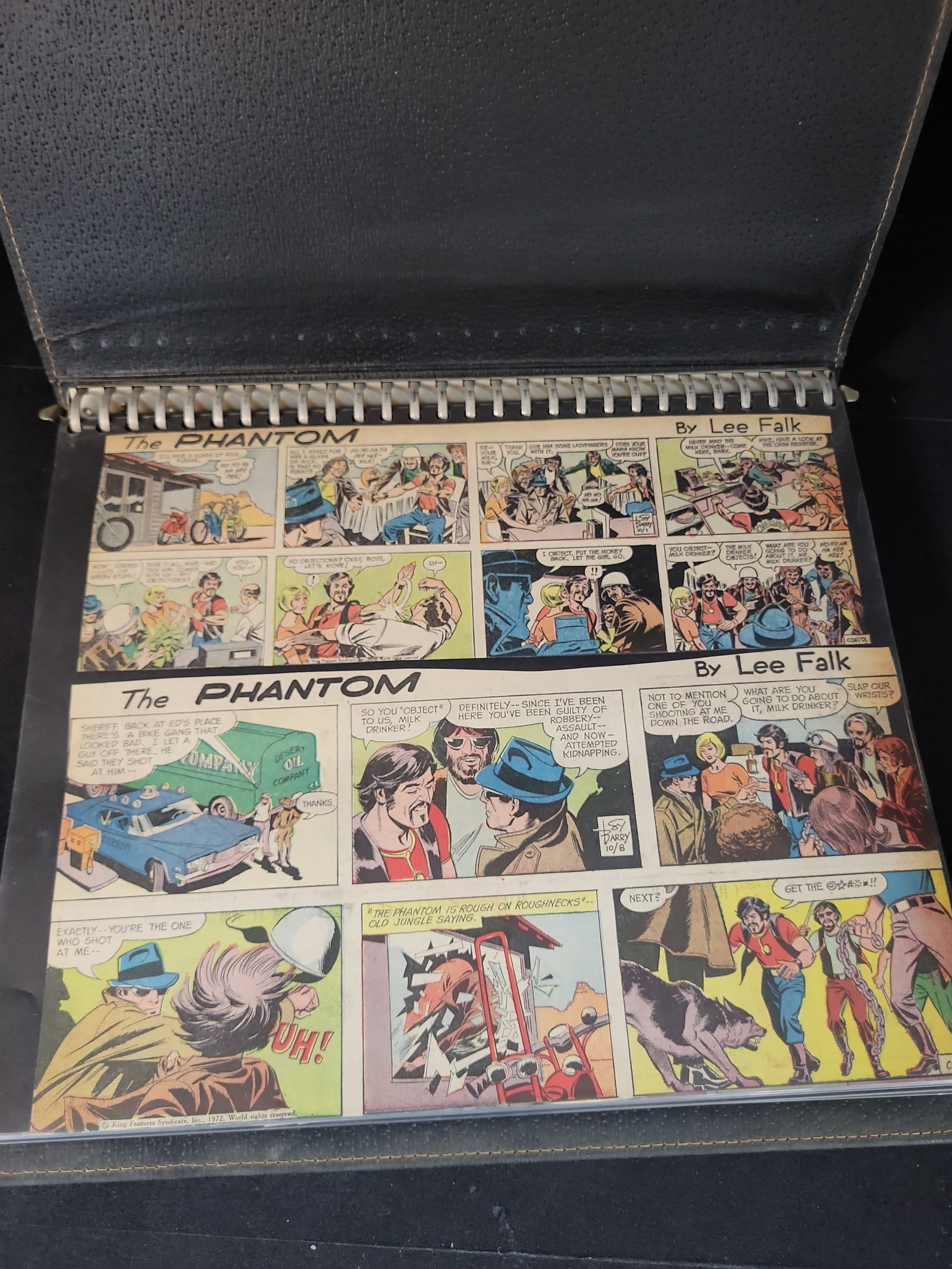 I02941 | A Collection of The Phantom Sunday Comic Strip Clippings by Lee Falk and Sy Barry, Early (1 of 7)