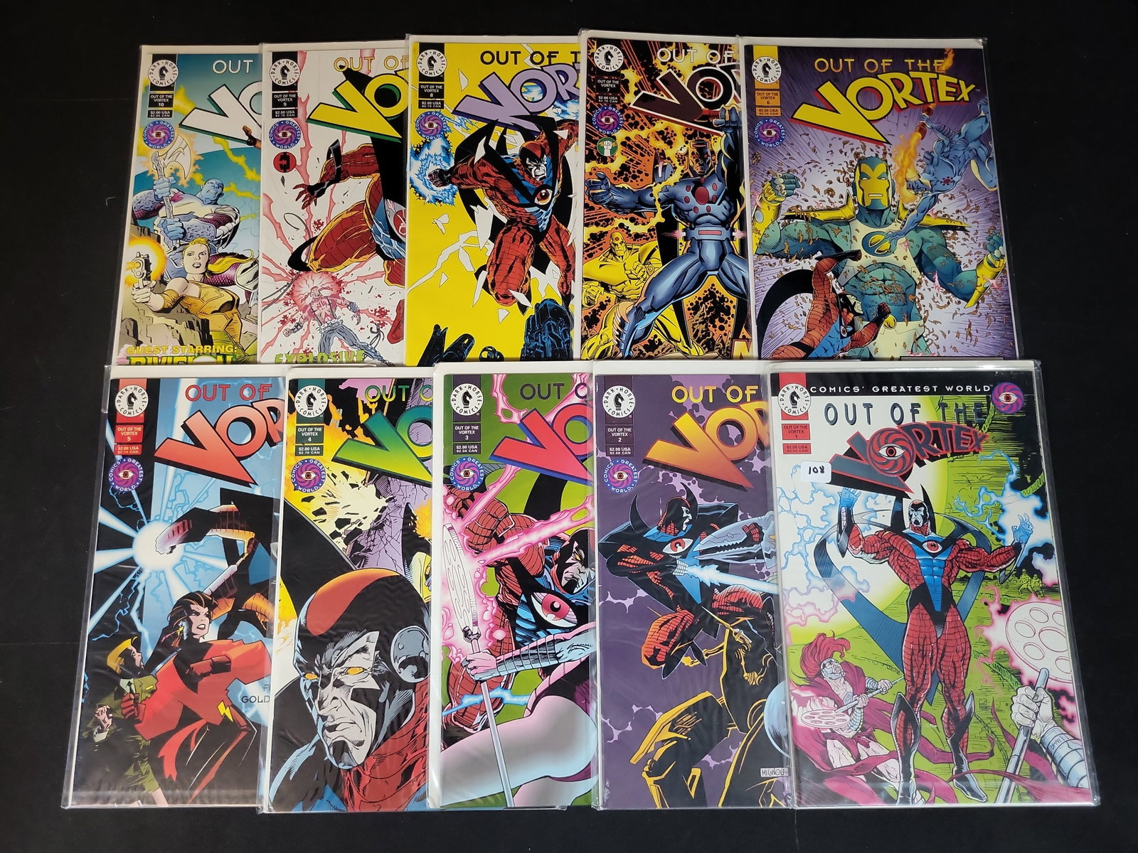 I02951 | A Set of 10 Dark Horse Comics Out of the Vortex Issues 1 through 10 (1 of 5)
