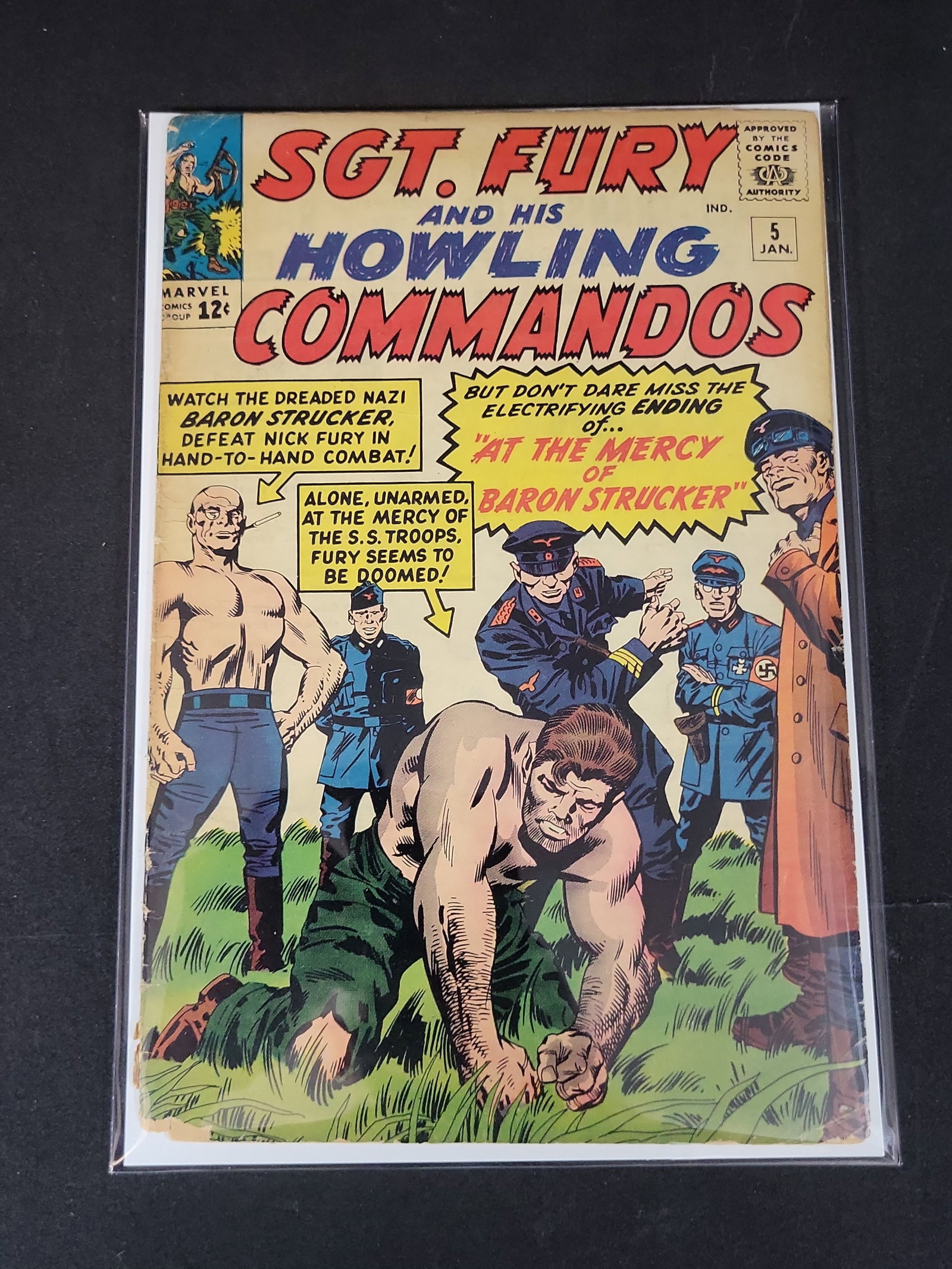 I02210 | Marvel Comics Group. Sgt. Fury and his Howling Commandos #5. Marvel Comics Group, 1964. (1 of 2)