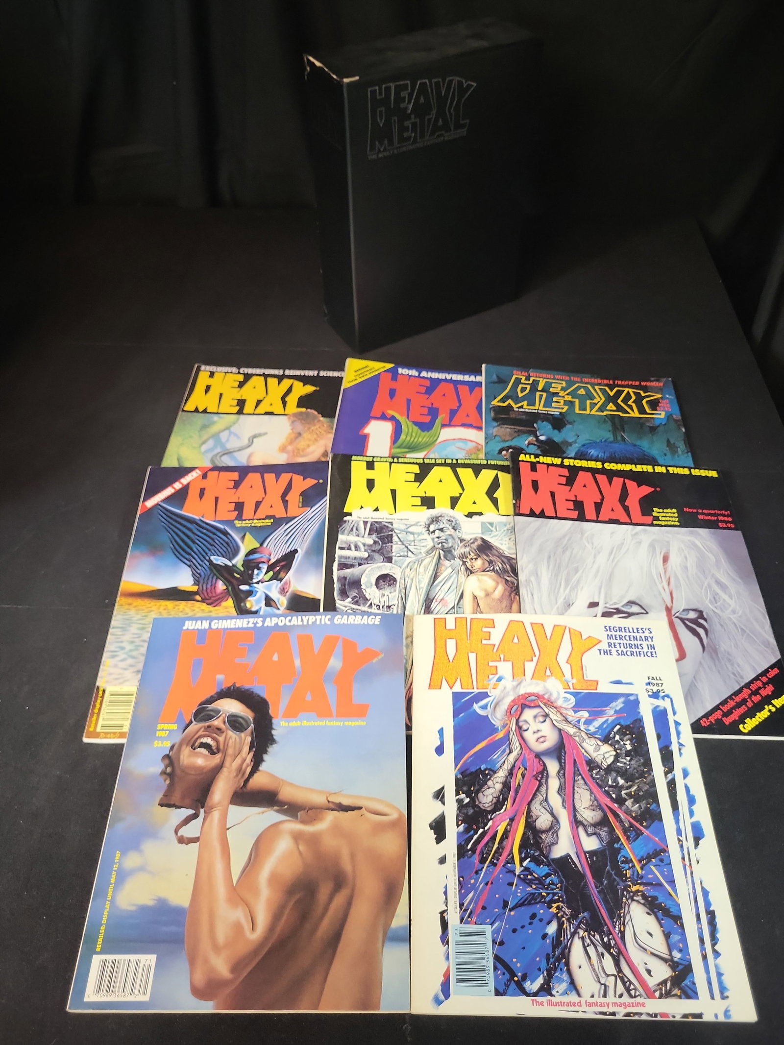 I02234 | HM Communications. Heavy Metal: The Adult Illustrated Fantasy Magazine. 1986-1987. A (1 of 4)