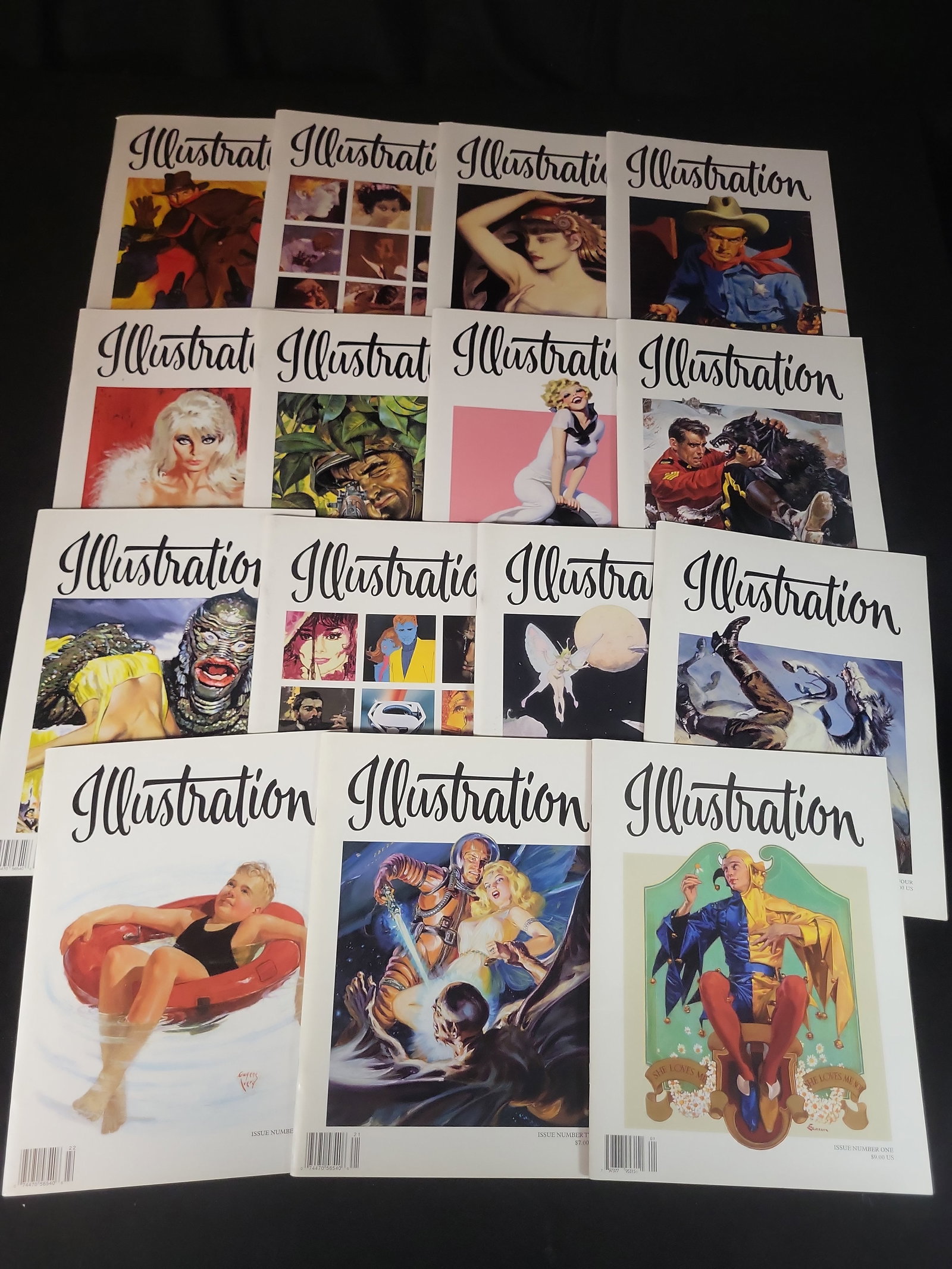 I02579 | Daniel Zimmer, Illustration Magazine. The Illustrated Press. #1-13, 15, 26. (1 of 4)