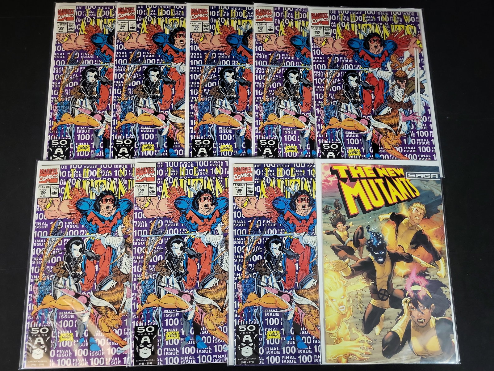 I02453 | A Collection of Marvel Comic Books, The New Mutants #100 and The New Mutants Saga, (1 of 3)