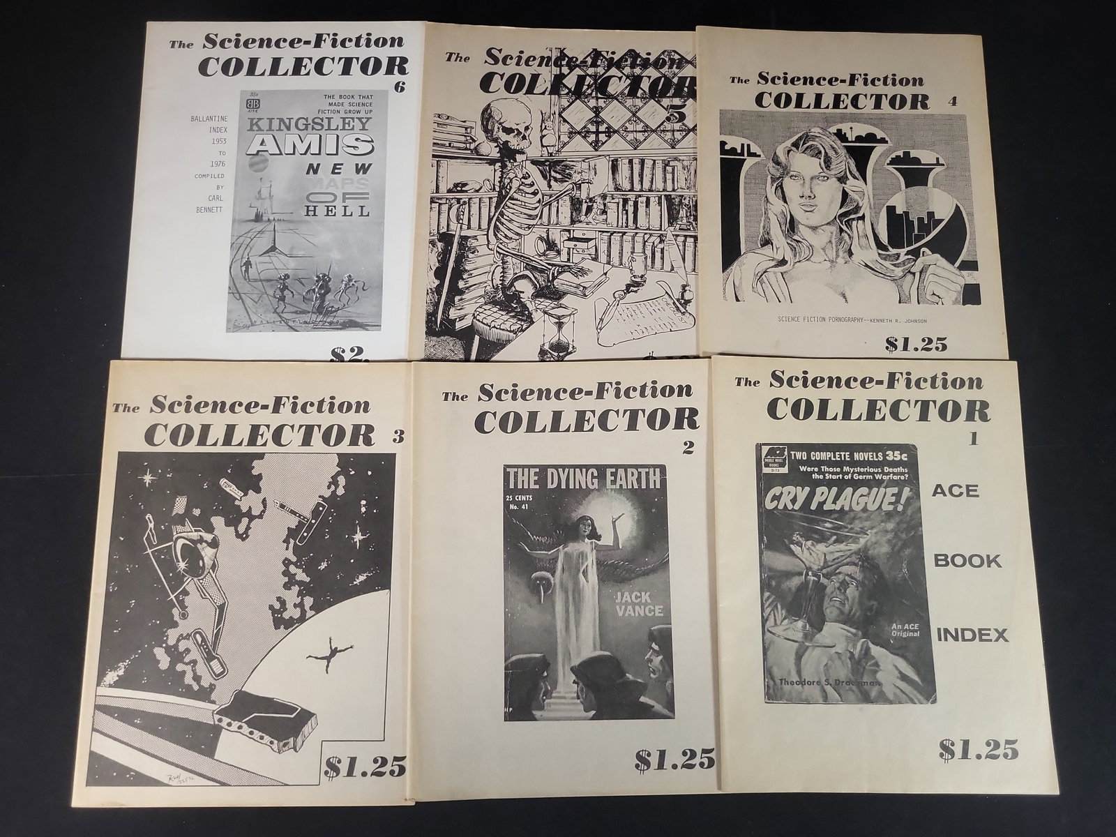 I02544 | Thiessen, Grant (ed). The Science-Fiction Collector, Issues 1-6. Pandora's Books, ca. (1 of 4)