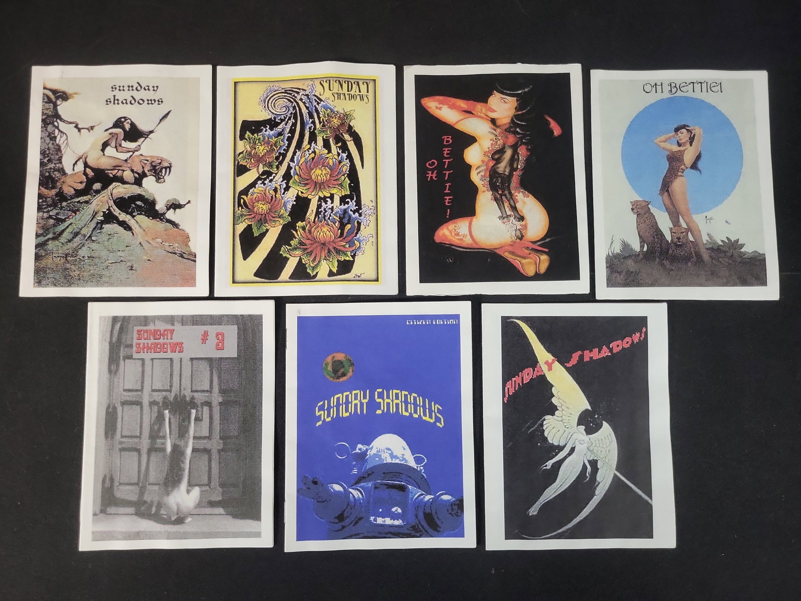I02542 | A Collection of Sunday Shadows and Oh Bettie! Art and Photography Zines (1 of 5)