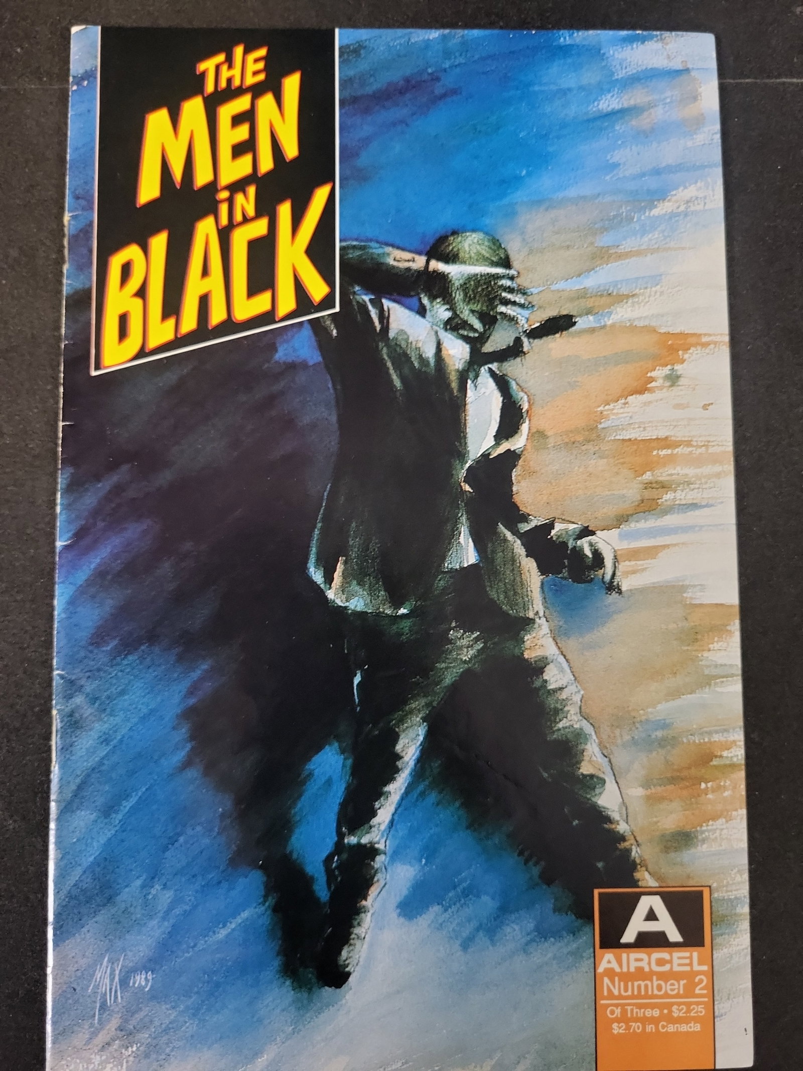 I02454 | Cunningham, Lowell and Sandy Carruthers. The Men in Black, Number 2. Aircel Comics, 1990. (1 of 1)