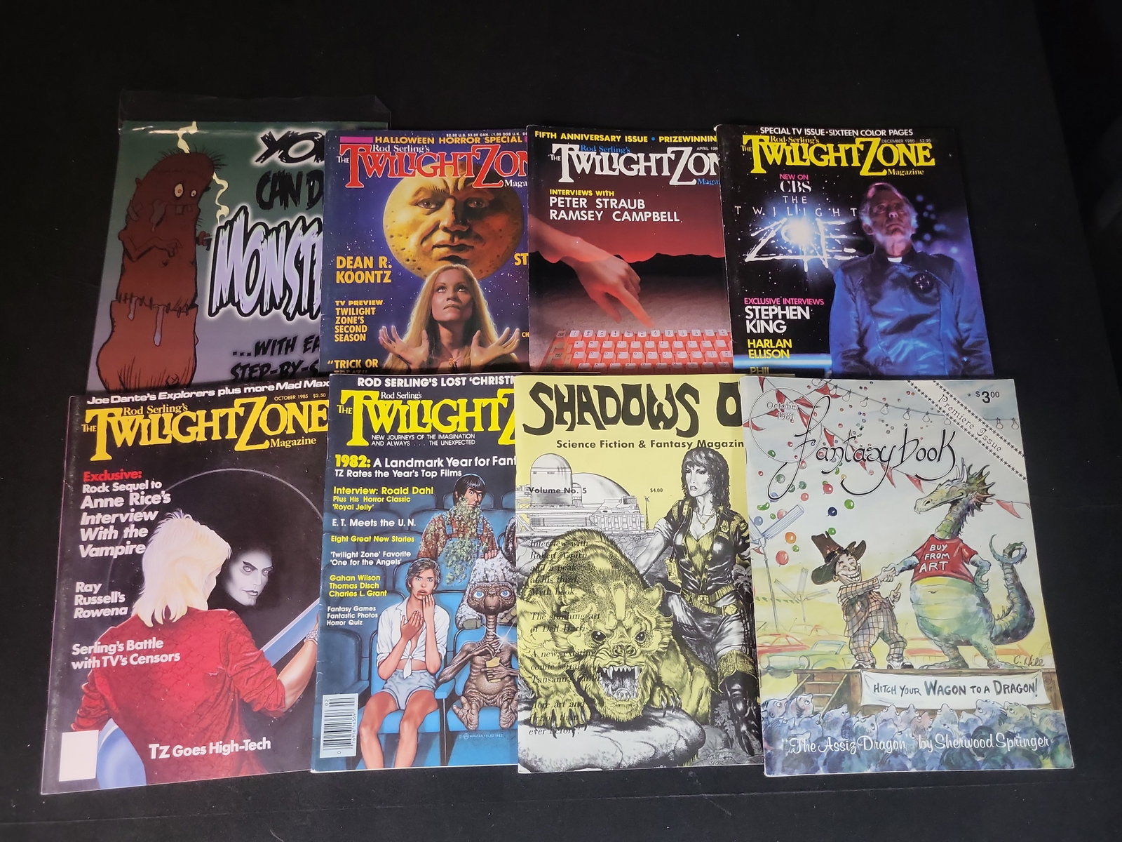 I02583 | A Collection of Science Fiction and Fantasy Periodicals and a Drawing Booklet. Various, (1 of 6)