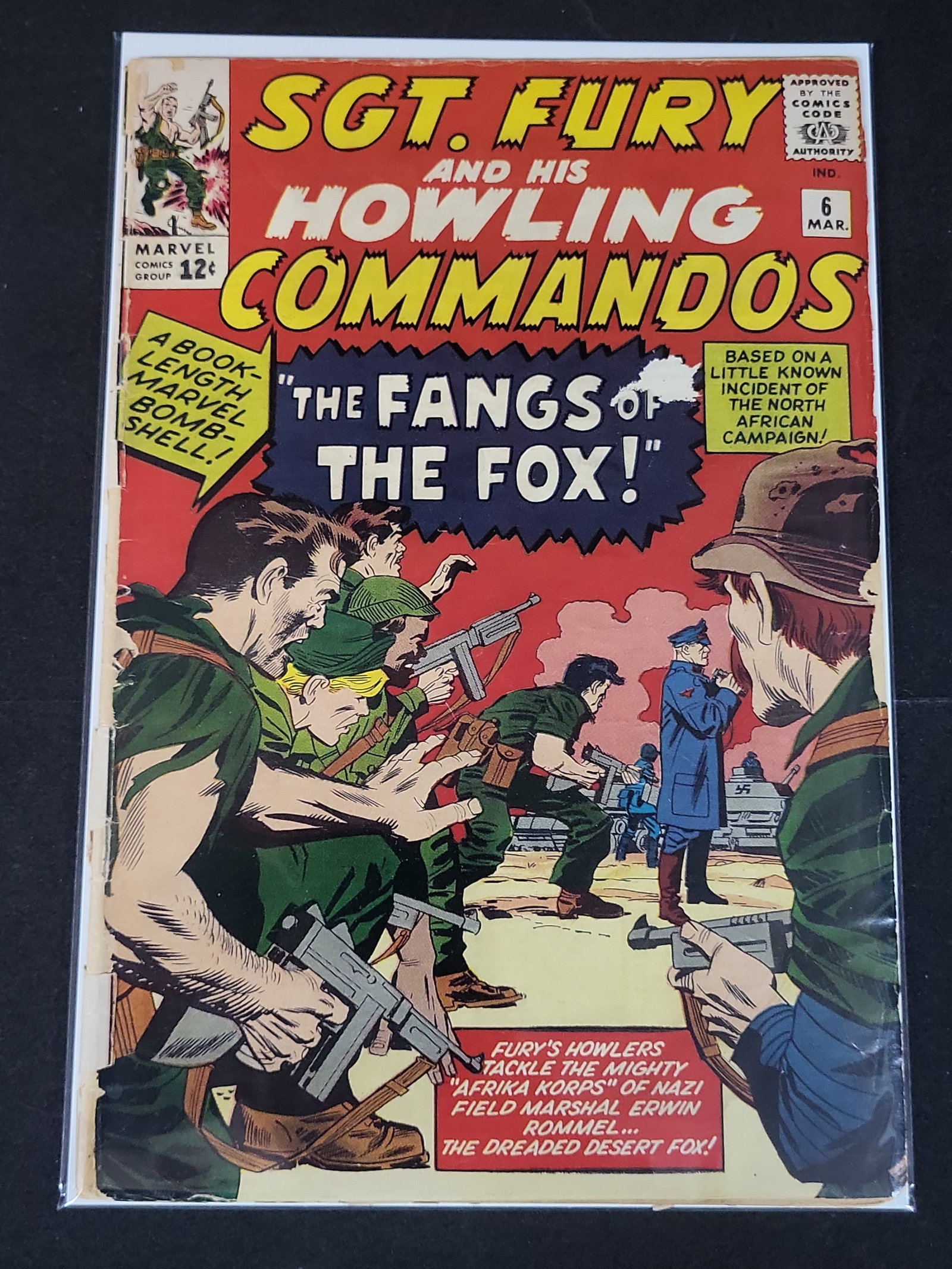 I02211 | Marvel Comics. Sgt. Fury and his Howling Commandos #6. March 1964. (1 of 2)