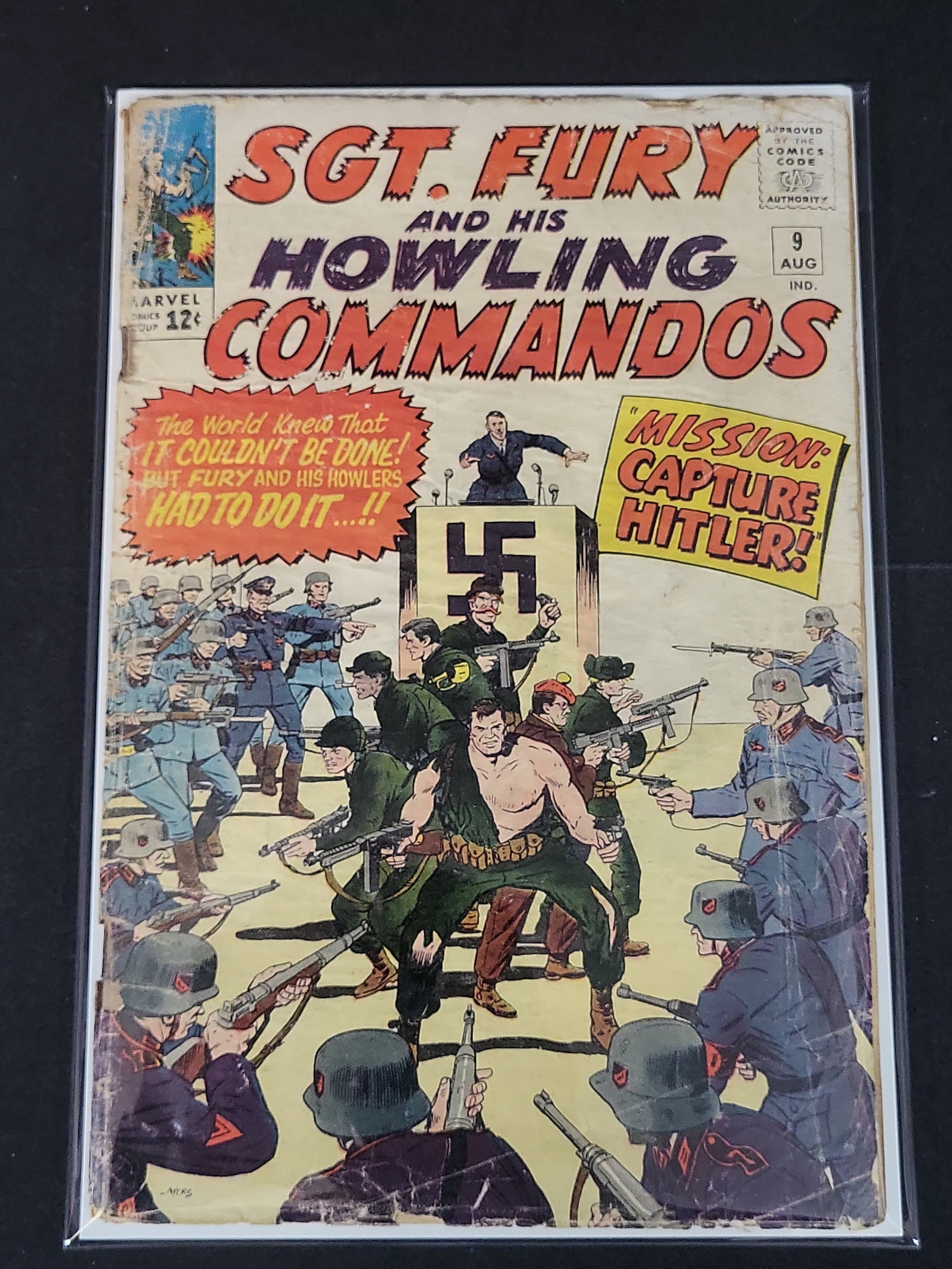 I02212 | Lee, Stan and Dick Ayers. Sgt. Fury and his Howling Commandos #9. Marvel Comics Group, (1 of 2)
