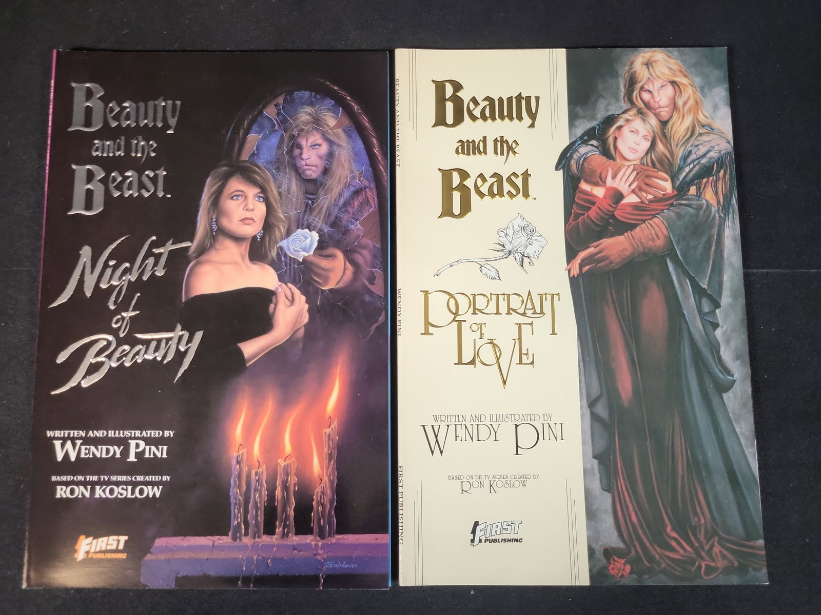 I02324 | Pini, Wendy. A Pair of Beauty and the Beast Graphic Novels. First Publishing, 1988-1990. (1 of 2)
