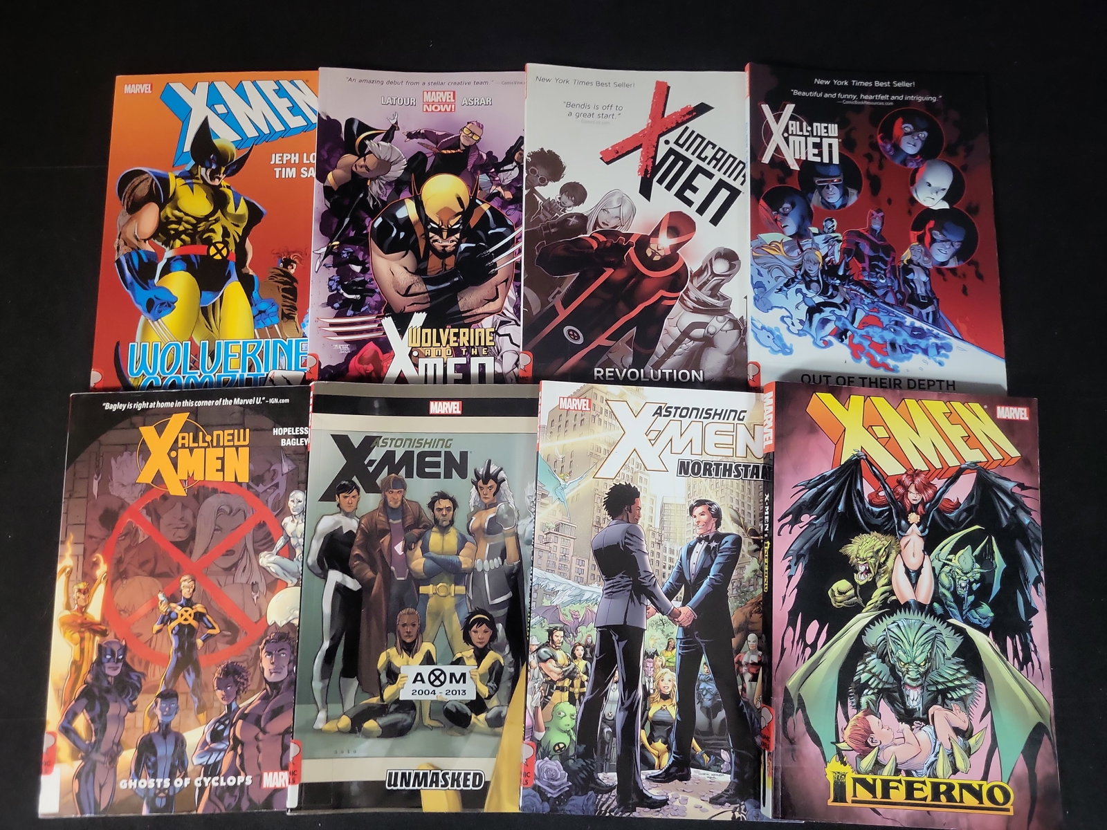 I02362 | Multiple Authors. A Collection of Marvel X-Men Graphic Novels. Marvel Comics, v.d. (1 of 5)