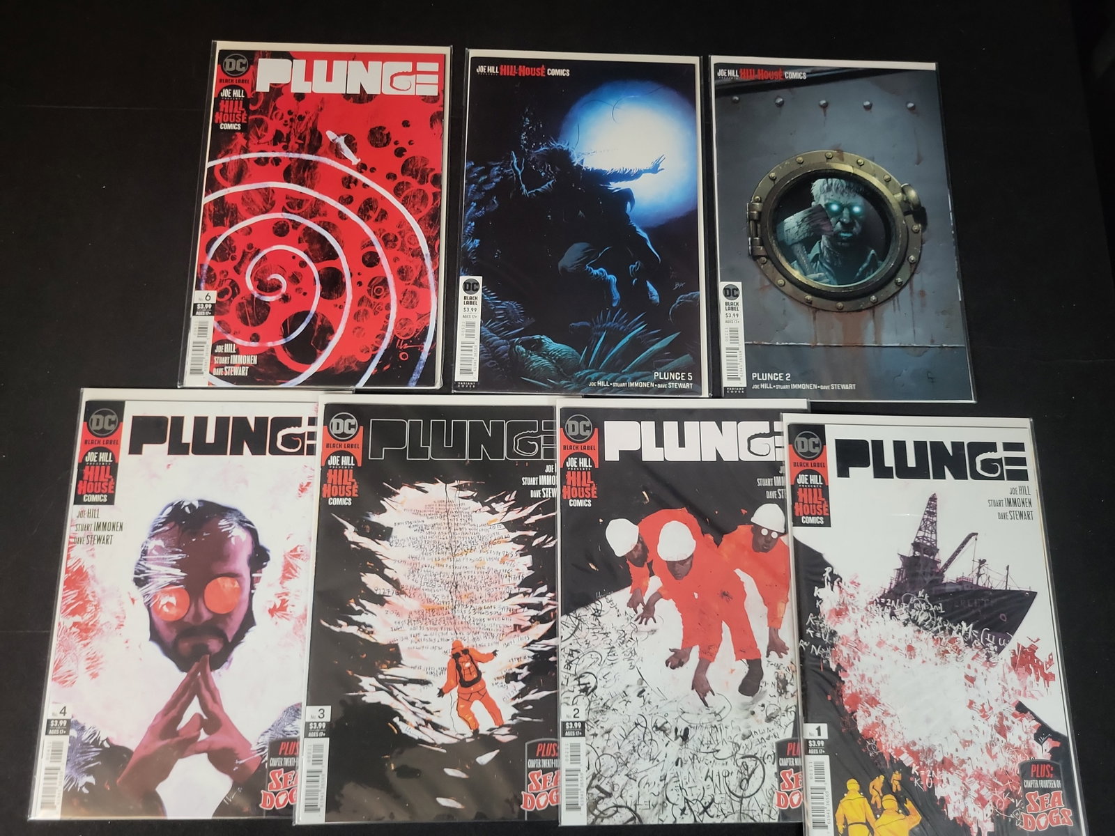 I02365 | Hill, Joe. Plunge. DC Comics, 2020. A Collection of DC Black Label Comic Books. (1 of 5)