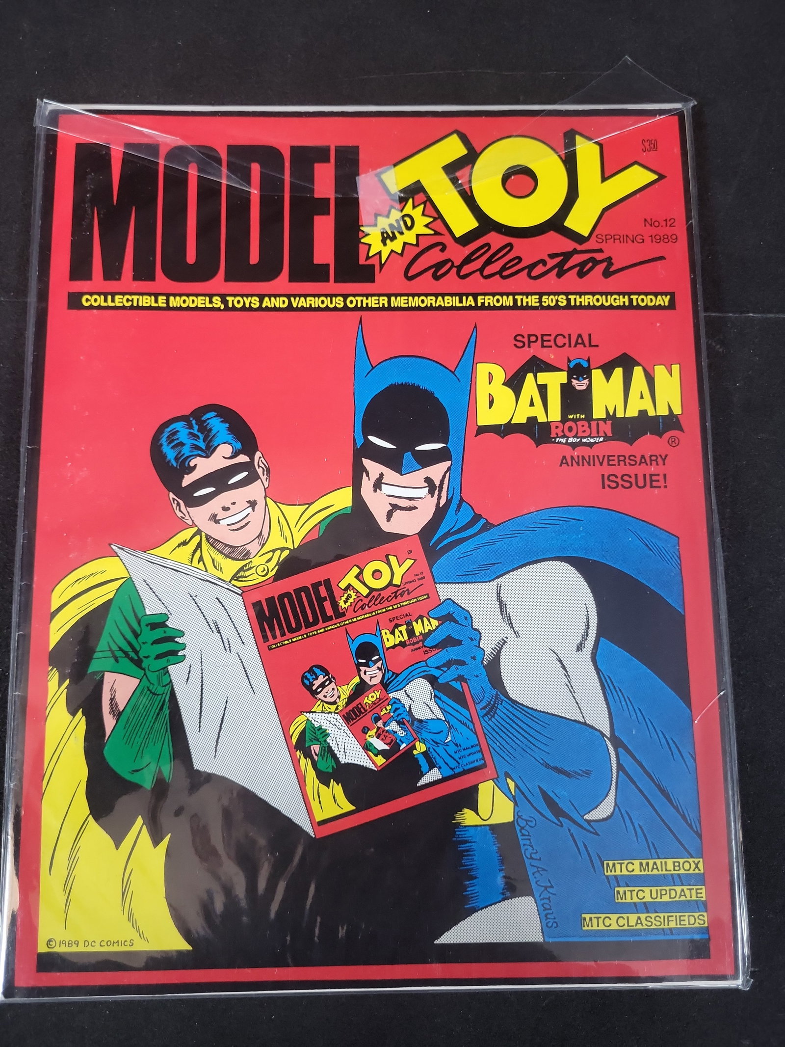 I02576 | Model and Toy Collector, No. 12, Spring 1989. Special Batman Anniversary Issue. (1 of 2)