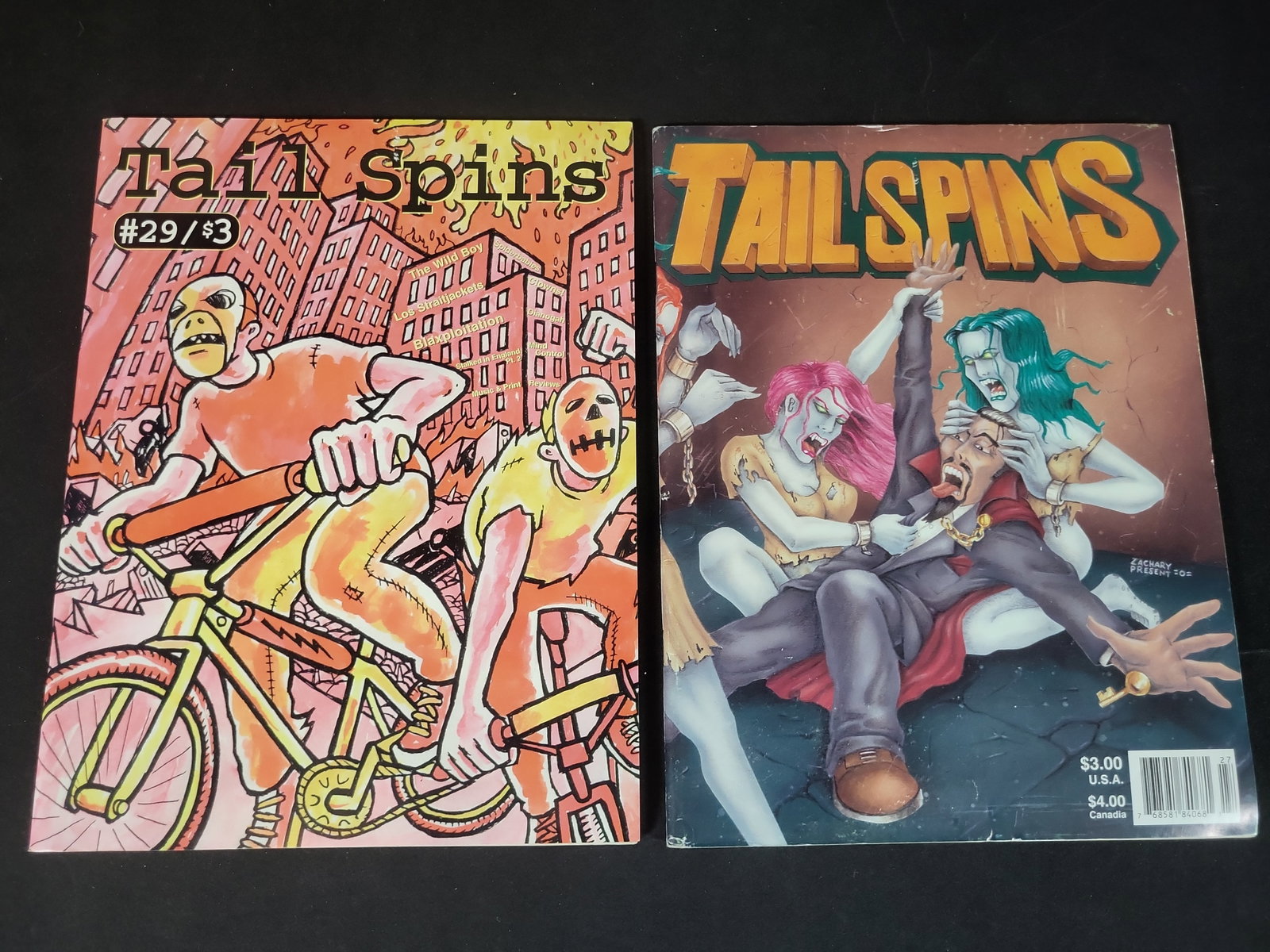 I02585 | Tail Spins Magazine. Tail Spins, Issues #27 and #29. Tail Spins, circa 1997. Two Issues. (1 of 4)