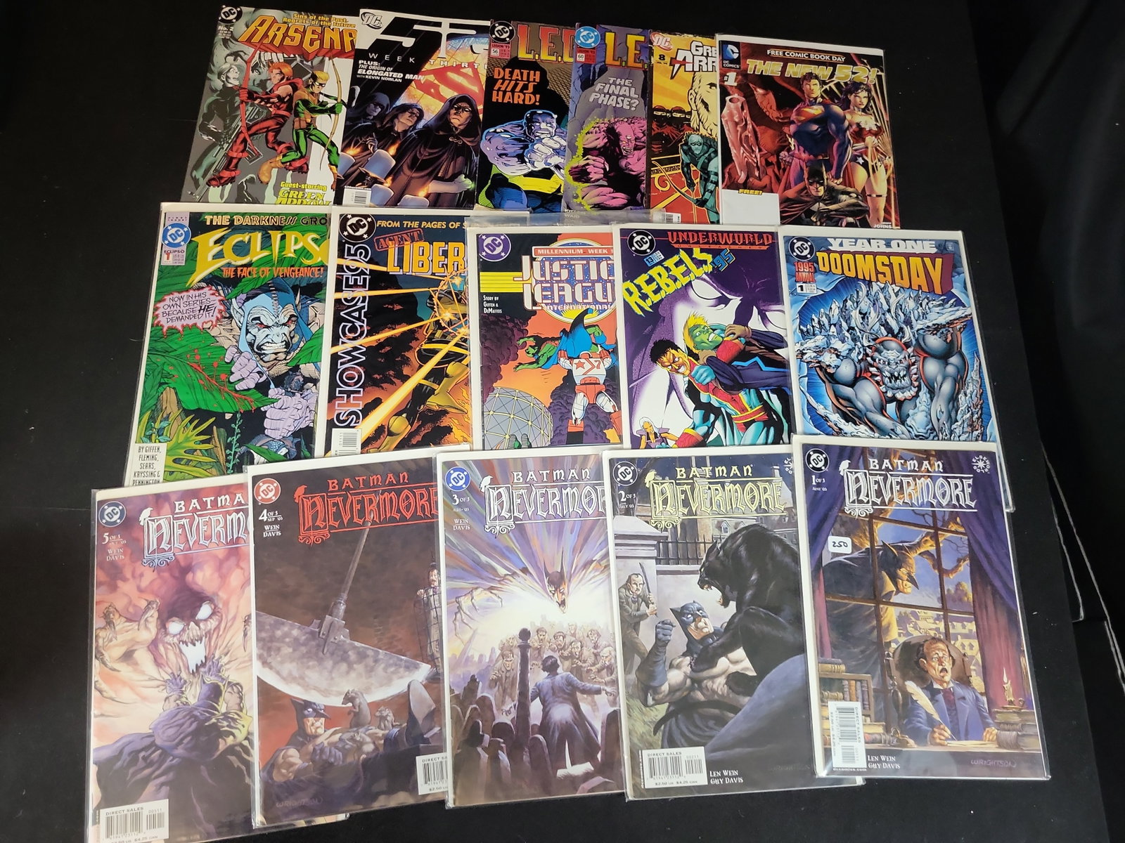I02954 | Wein, Len, et al. A Collection of DC Comics Titles Including Batman: Nevermore #1-5. DC (1 of 5)