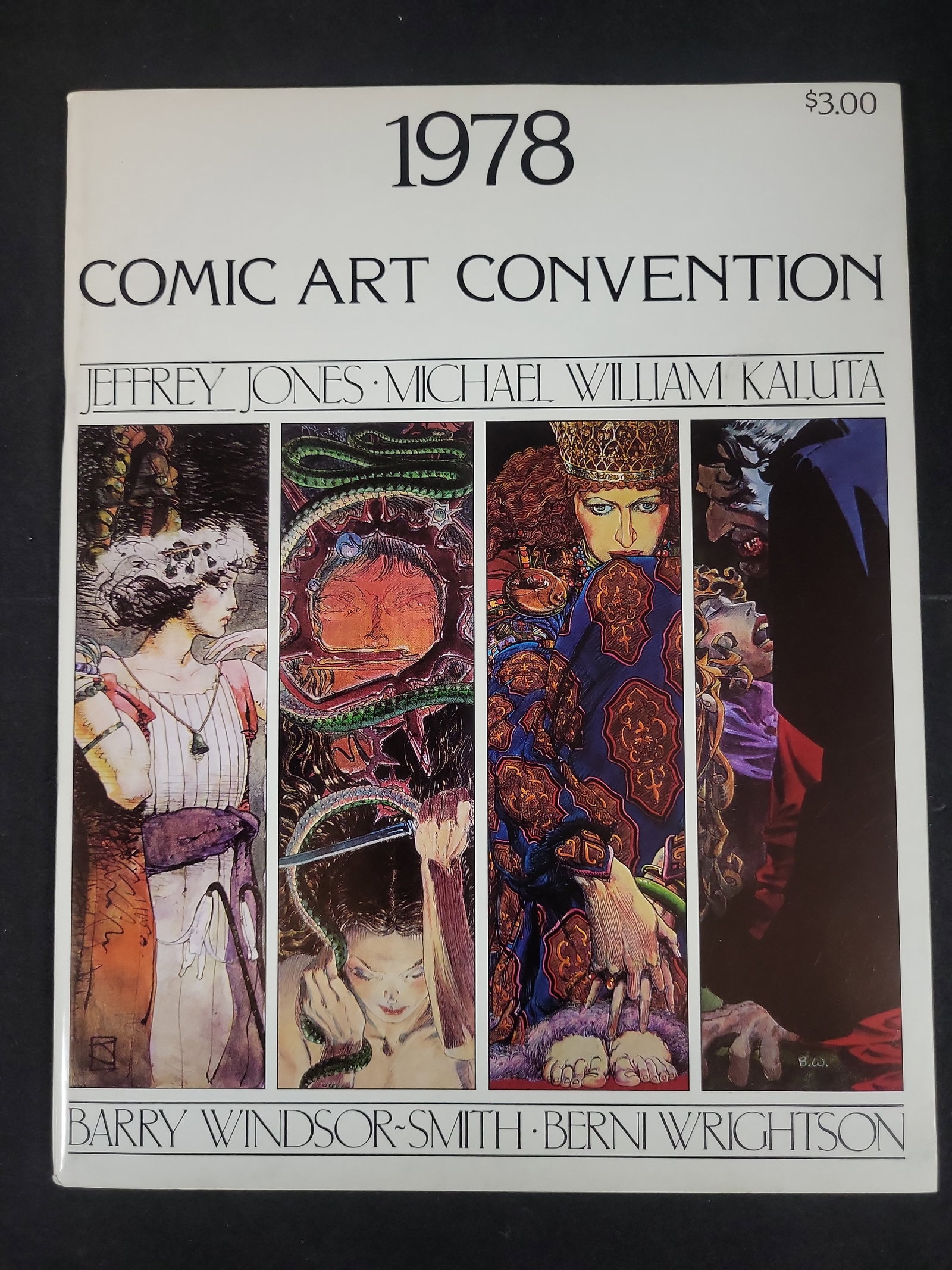 I02984 | Seuling, Phil (Organizer). 1978 Comic Art Convention Program. Featuring The Studio (Jones, (1 of 3)
