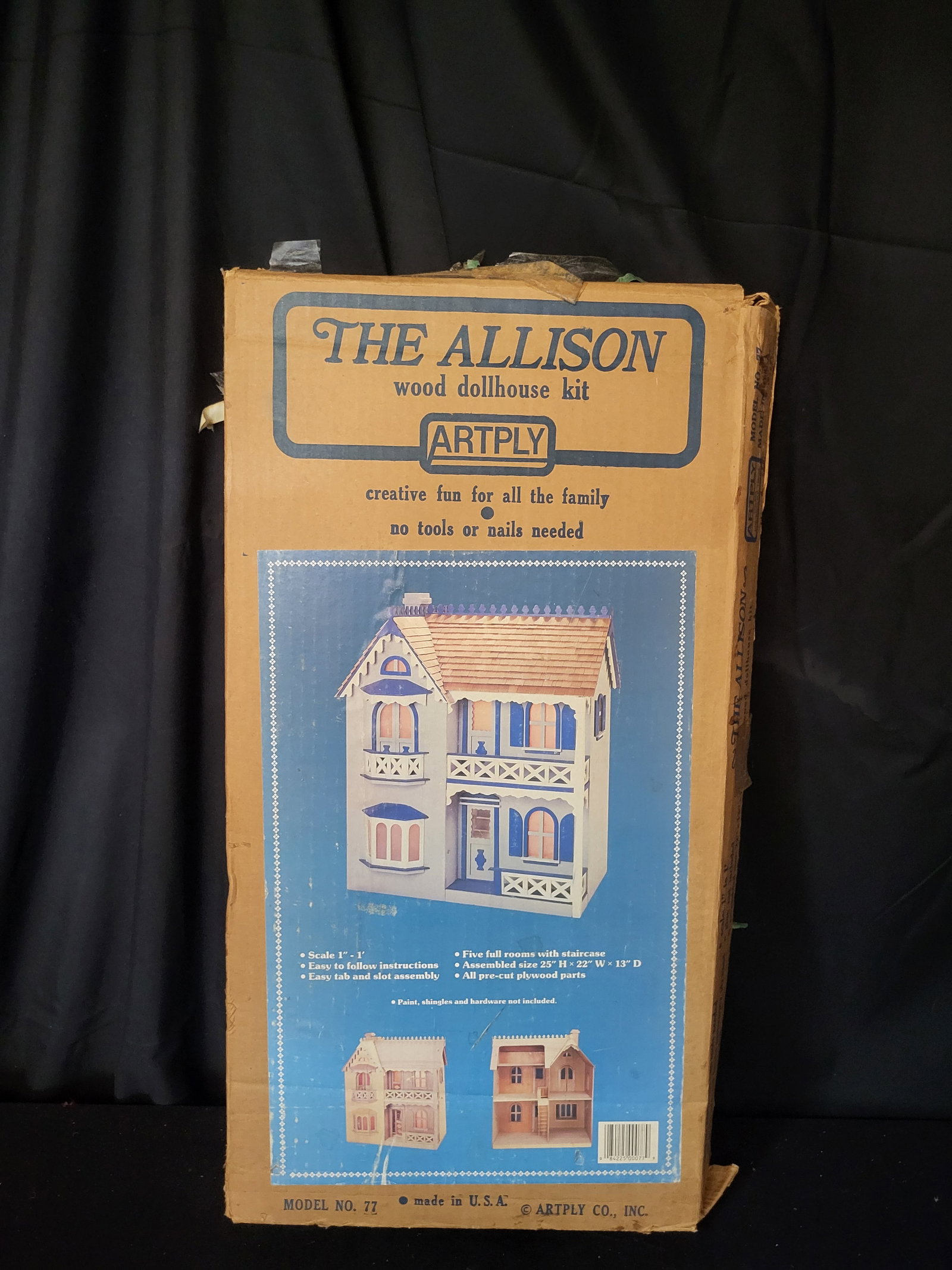 I02847 | Artply The Allison Dollhouse Kit Model No. 77 (1 of 4)