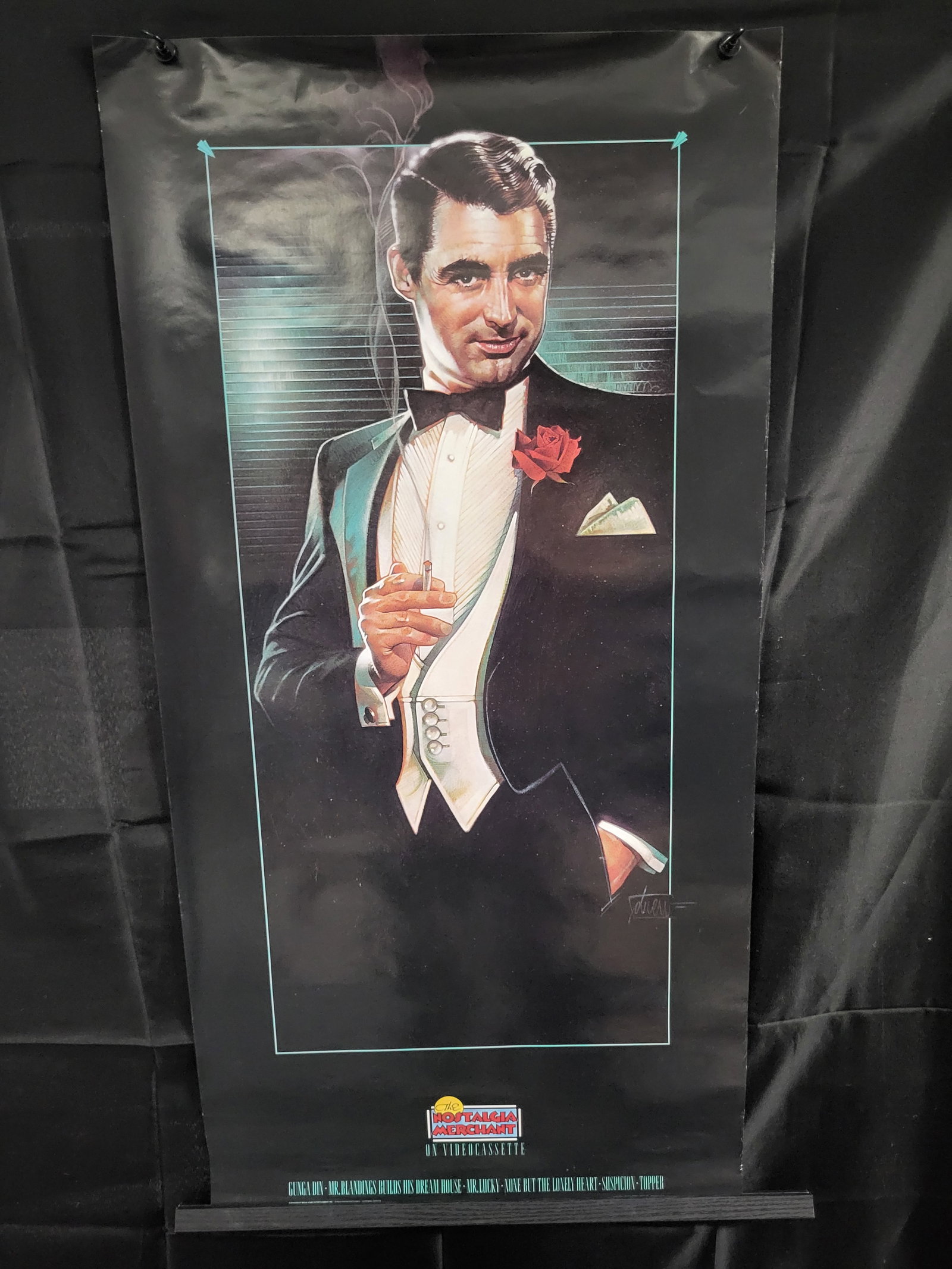 I00451 | A Nostalgia Merchant Cary Grant Promotional Home Video Banner (1 of 3)