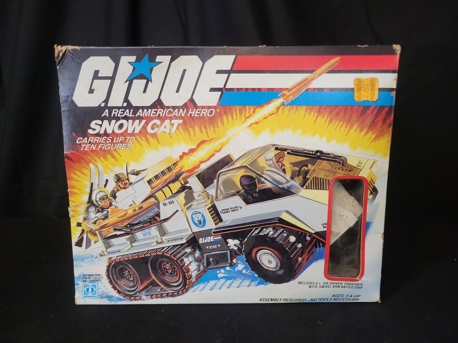 I02850 | 1985 Hasbro G.I. Joe A Real American Hero Snow Cat Half-Track Vehicle with Box and Figure (1 of 9)