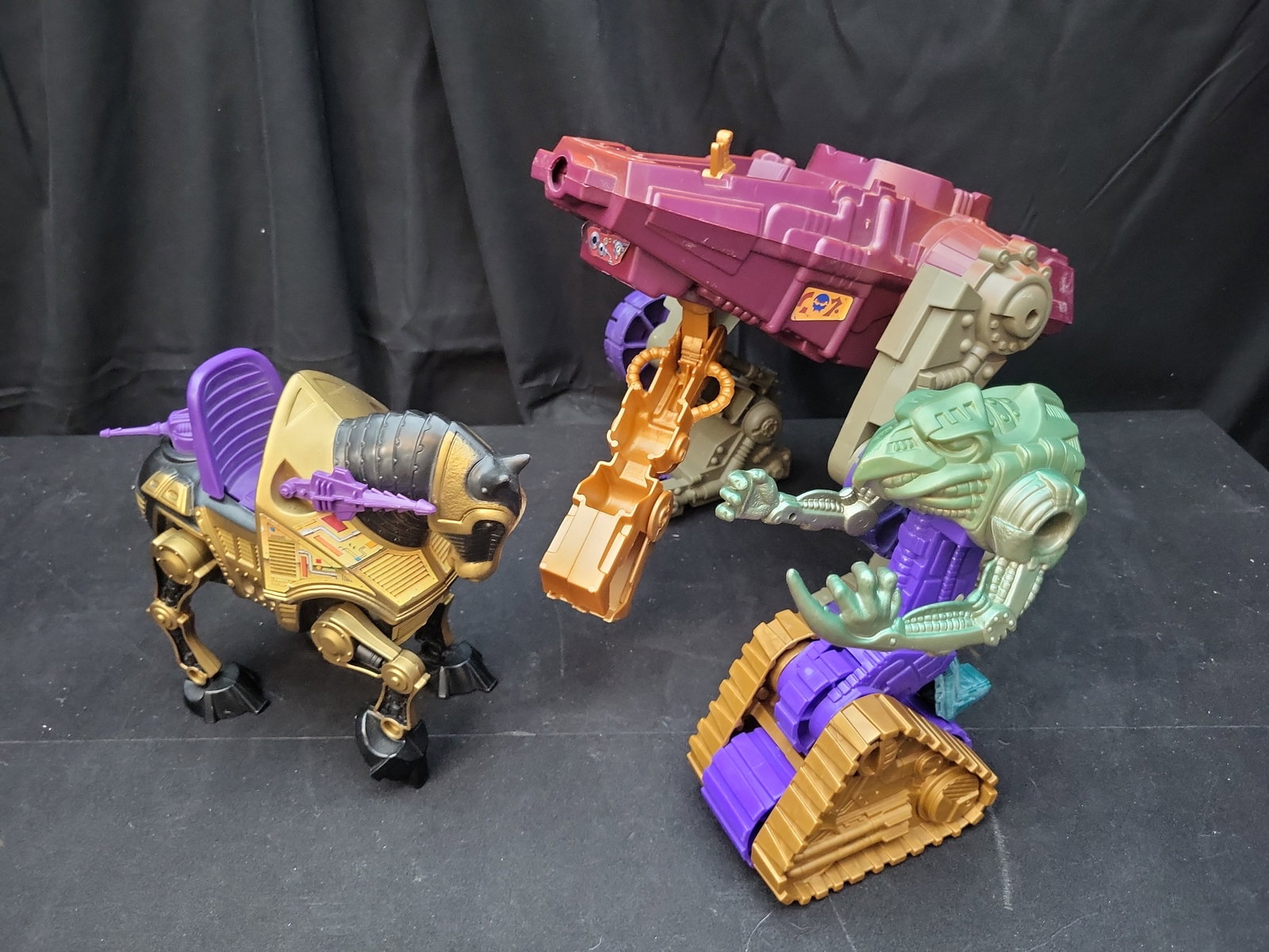 I02893 | Three Mattel Masters of the Universe and The Powers of Grayskull Vehicles and Parts (1 of 8)