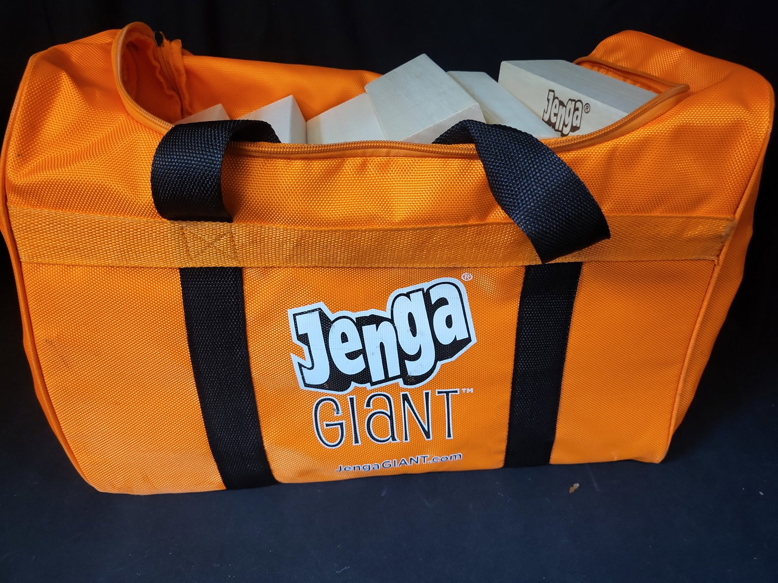 I02908 | Jenga GIANT Brand Oversized Stacking Game with Carrying Bag (1 of 3)