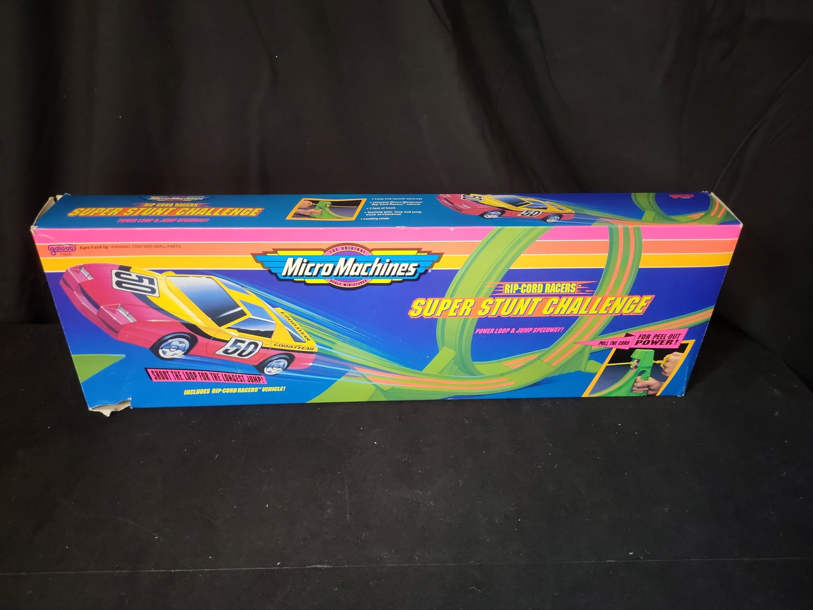 I02927 | Vintage 1992 Galoob Micro Machines Rip-Cord Racers Super Stunt Challenge Playset in (1 of 3)