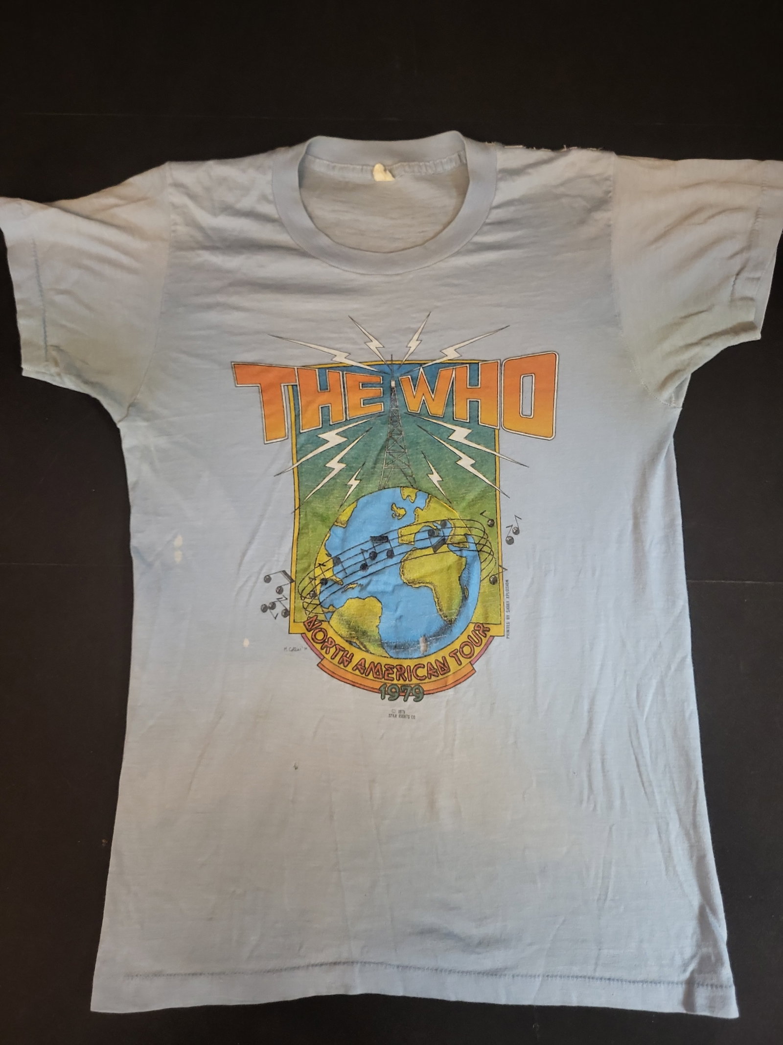 I02753 | Vintage 1979 The Who North American Tour T-Shirt (1 of 3)