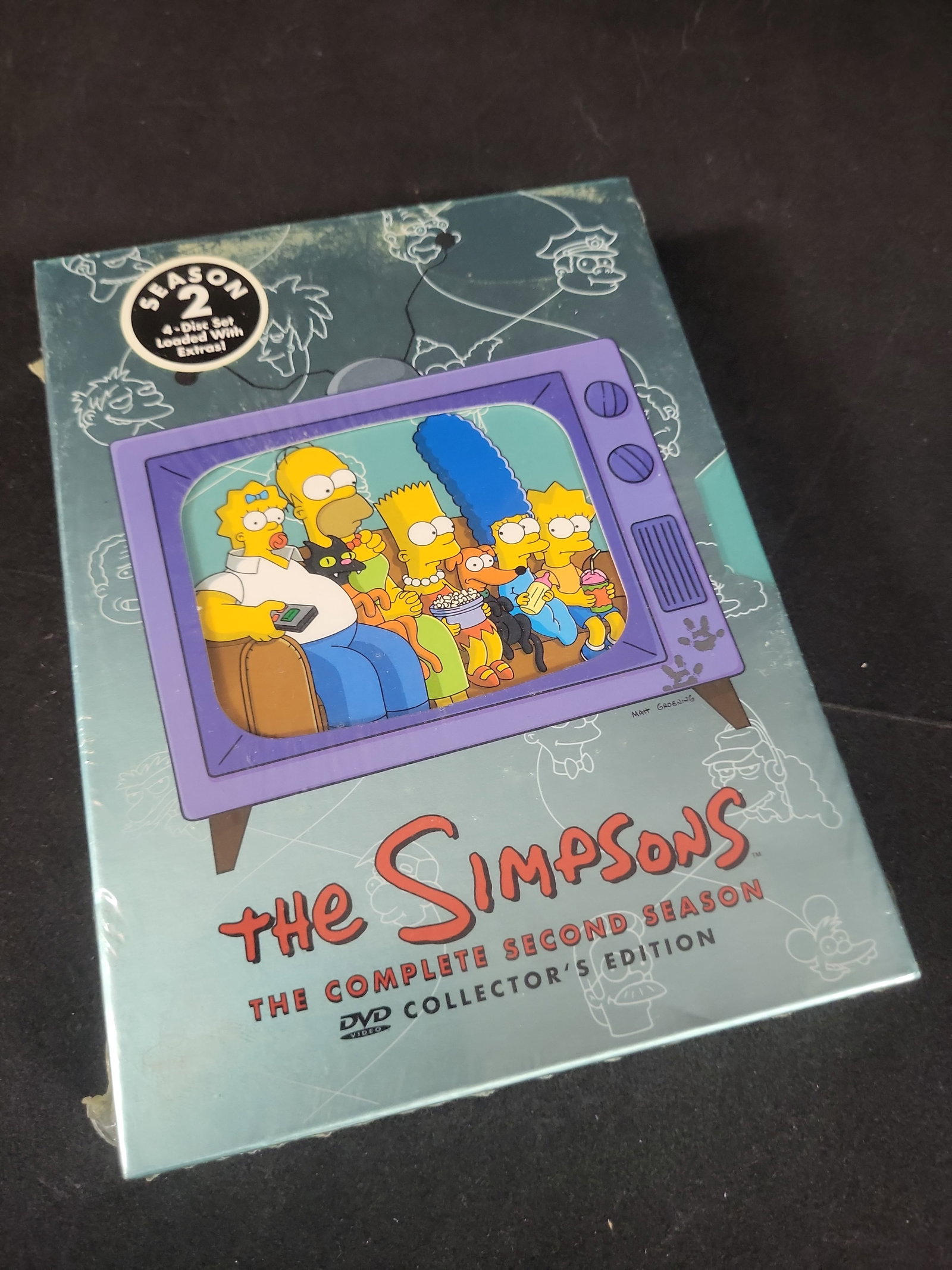 I02566 | The Simpsons: The Complete Second Season DVD Collector's Edition Box Set, Factory Sealed (1 of 3)