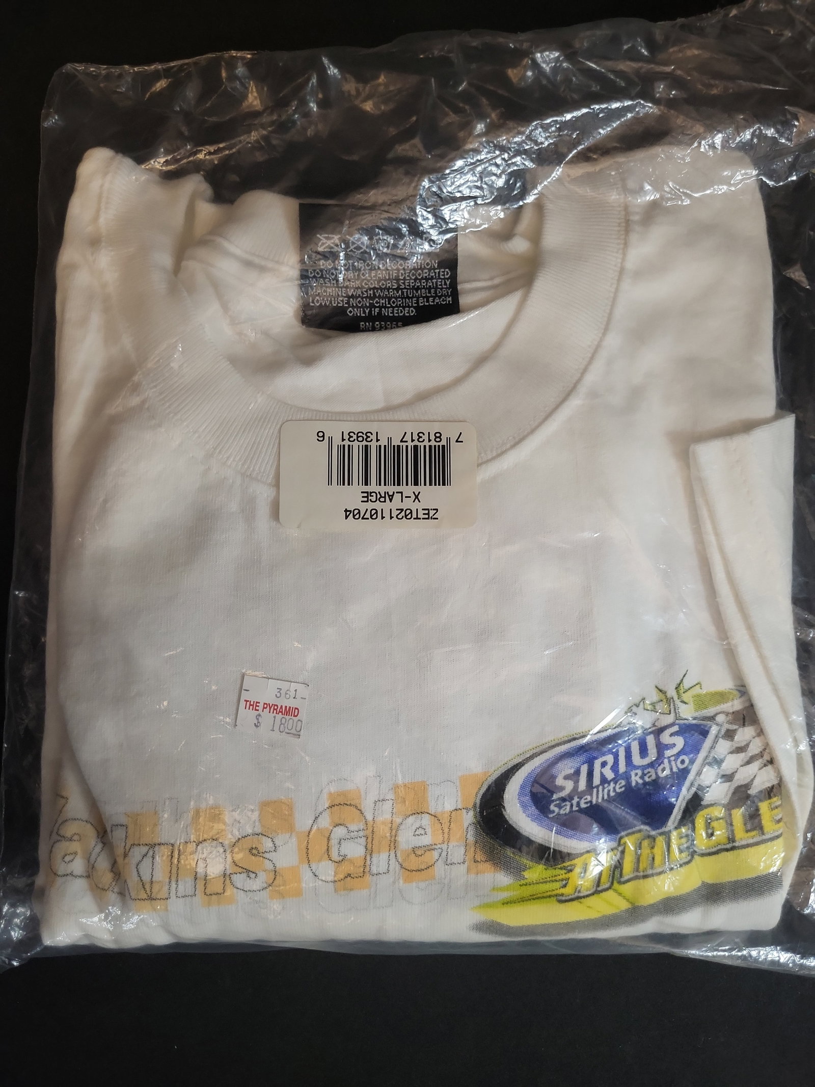 I02751 | Chase Authentics Sirius Satellite Radio Watkins Glen International NASCAR T-Shirt Size XL (1 of 3)