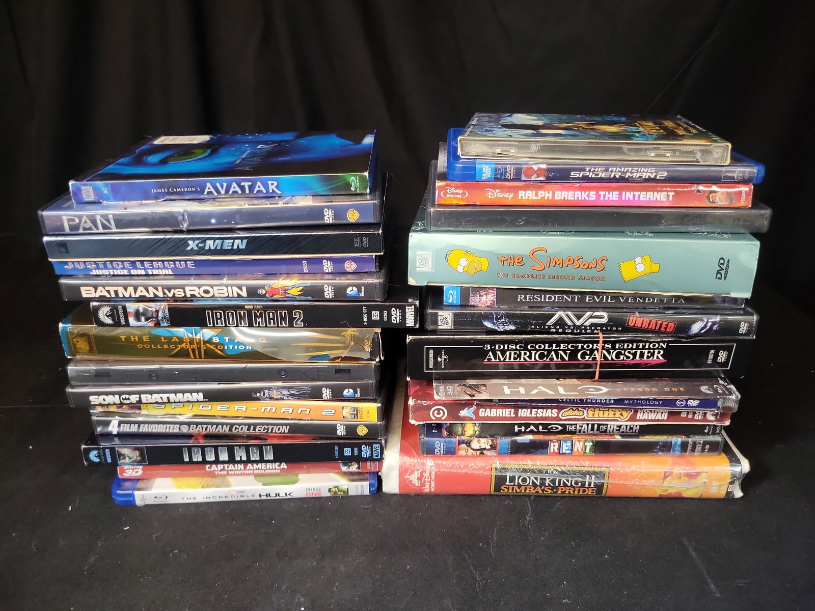 I02904 | A Collection of 24 Home Media Titles Including Blu-ray, DVD, and VHS Formats (1 of 3)