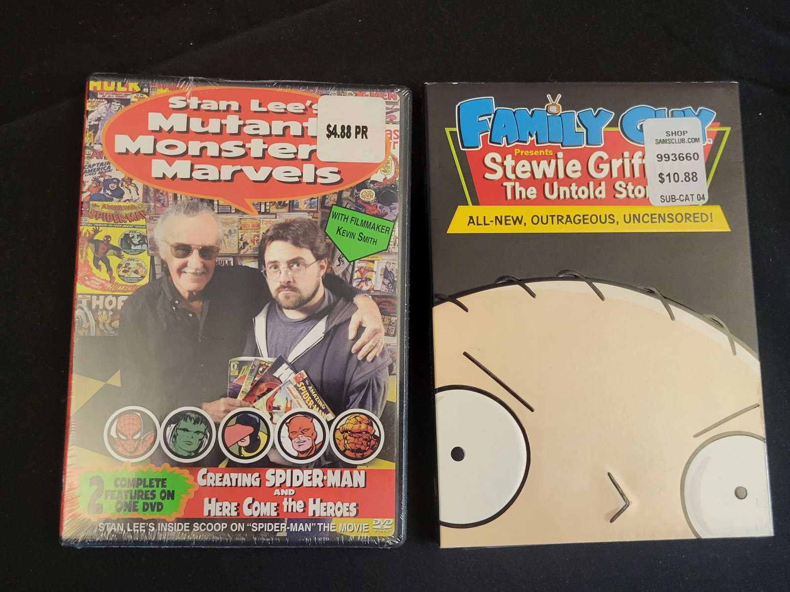I00341 | Two Factory-Sealed DVDs Including Stan Lee's Mutants Monsters & Marvels (1 of 2)