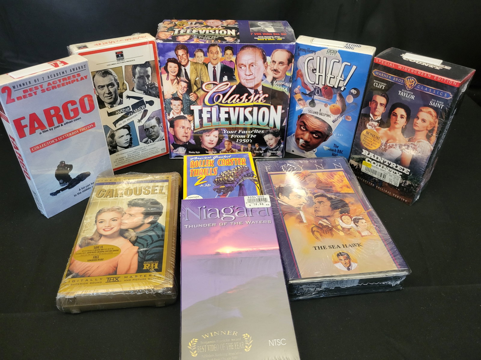 I00417 | A Collection of Factory-Sealed VHS Tapes Including Classic Television: Your Favorites From (1 of 4)