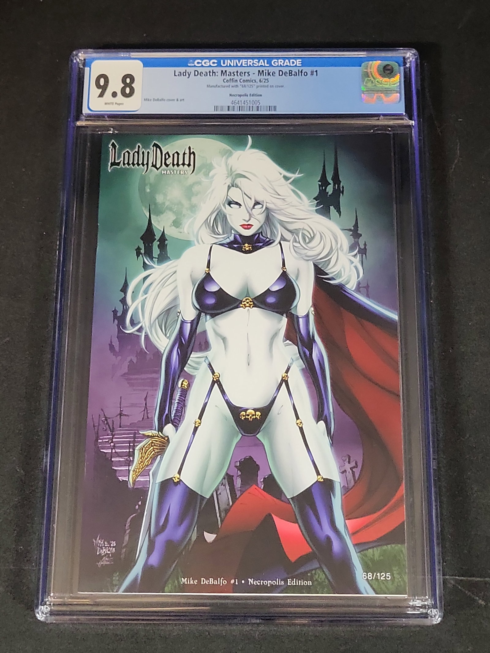 I02883 | Coffin Comics Lady Death Masters - Mike DeBalfo #1 Necropolis Edition Limited Numbered (1 of 3)