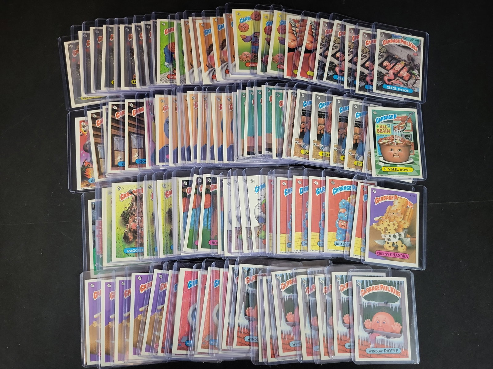 I02919 | A Large Collection of Topps Garbage Pail Kids Original Series 9 Vintage Trading Cards 1987 (1 of 5)