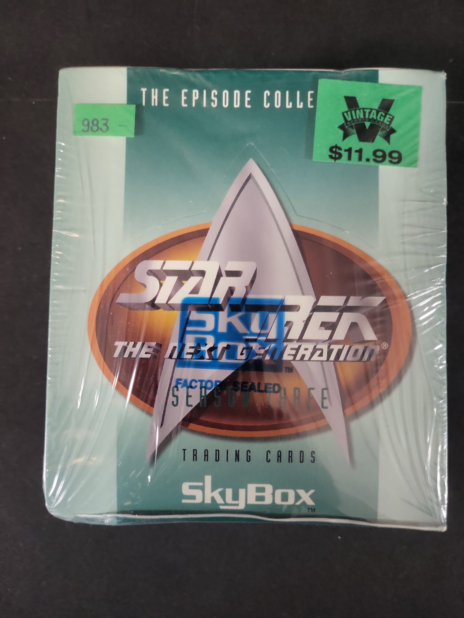 I02560 | SkyBox Star Trek The Next Generation The Episode Collection Season Three Factory Sealed (1 of 3)