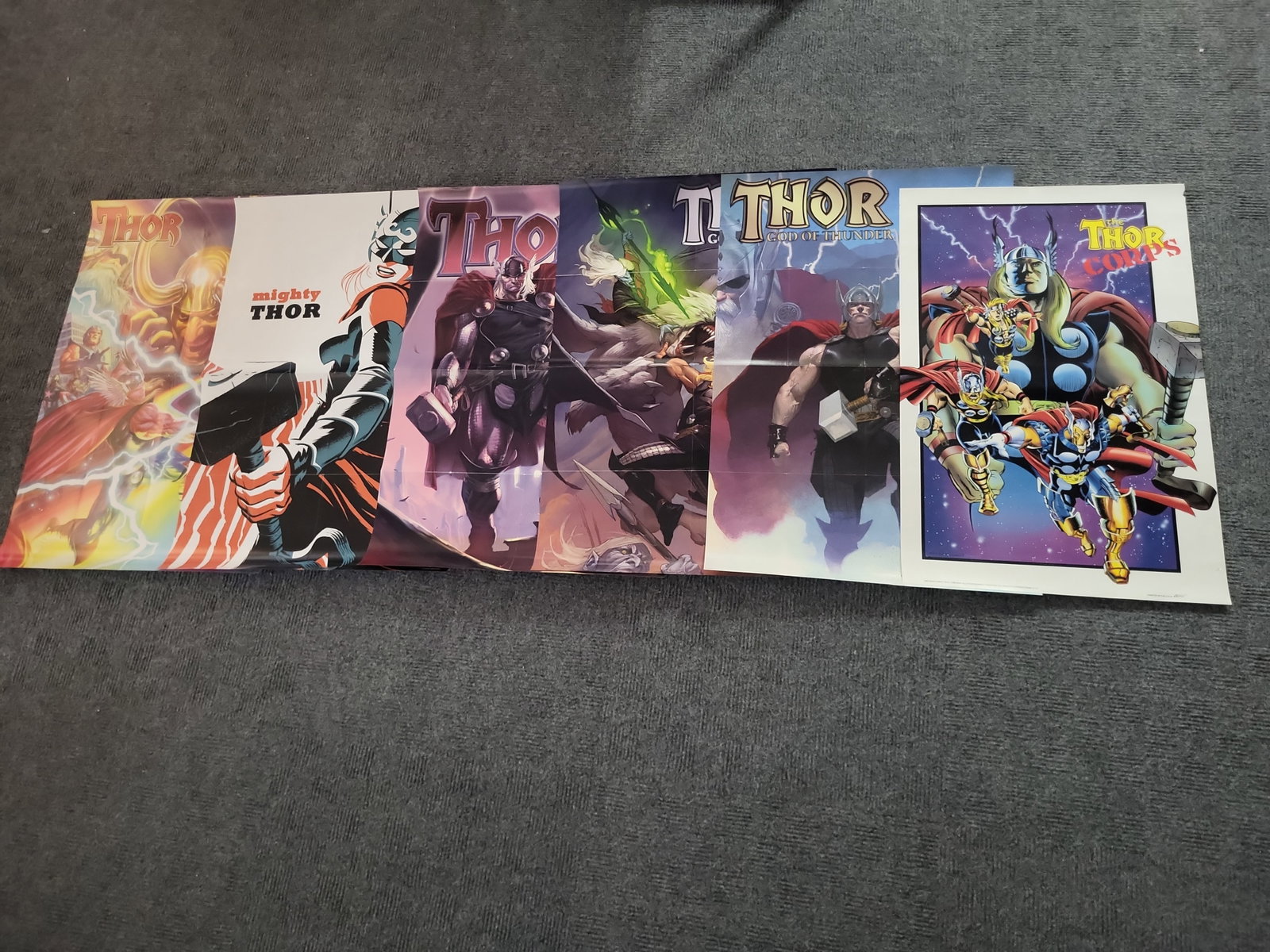 I02990 | A Collection of Marvel Comics Thor Promotional and Commercial Posters (1 of 6)