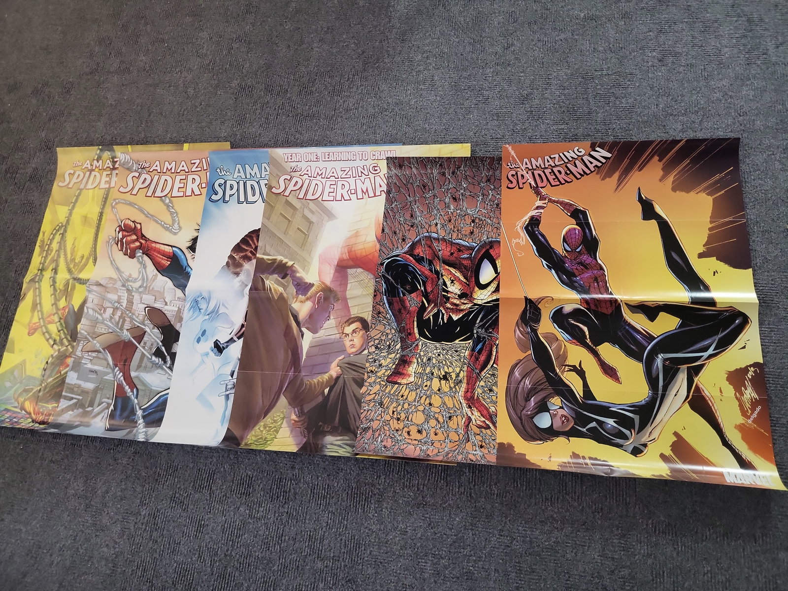 I02991 | A Collection of Six Marvel Comics The Amazing Spider-Man Promotional Posters (1 of 4)