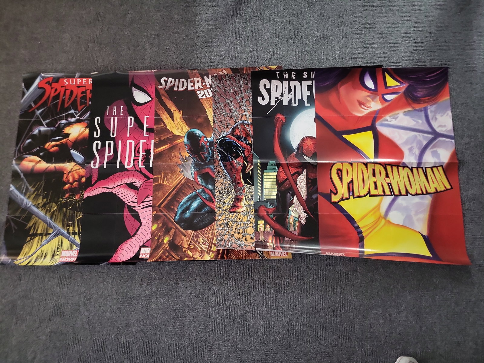 I02992 | A Set of Marvel Comics Spider-Man Promotional Posters (1 of 4)