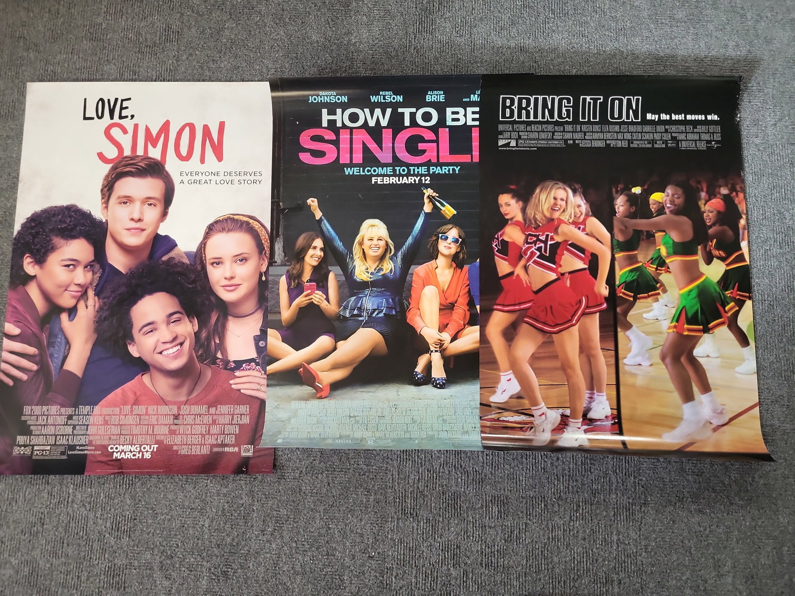 I02859 | Three Original Double-Sided Theatrical One-Sheet Movie Posters for Bring It On, How to Be (1 of 5)