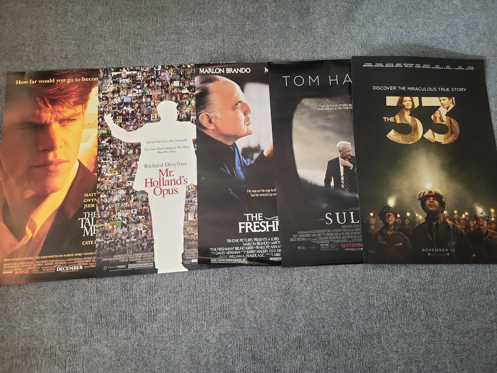 I02863 | A Collection of Five Original Theatrical Movie Posters Including The Talented Mr. Ripley (1 of 7)