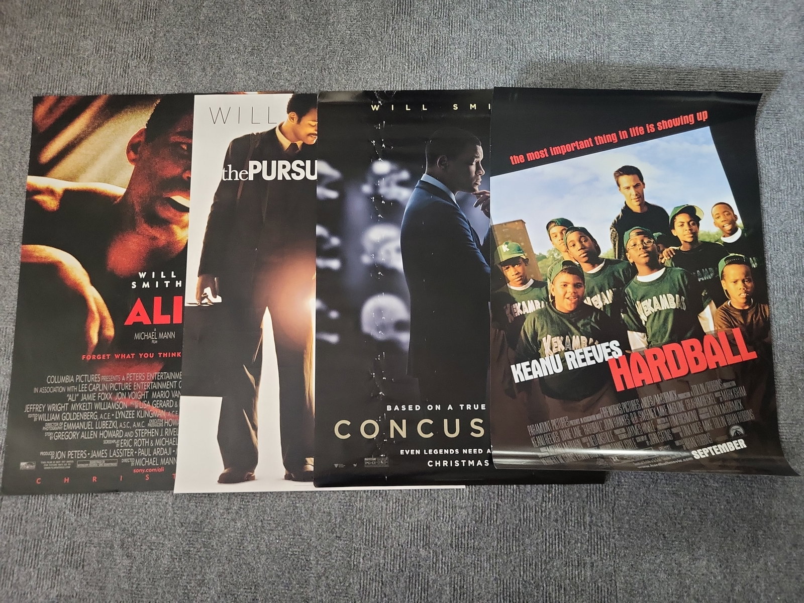 I02864 | A Collection of Four Original Theatrical Movie Posters Featuring Will Smith and Keanu (1 of 5)