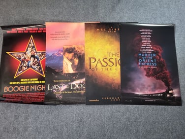 I02865 | Four Original Theatrical One-Sheet Movie Posters Including Boogie Nights and The Passion of