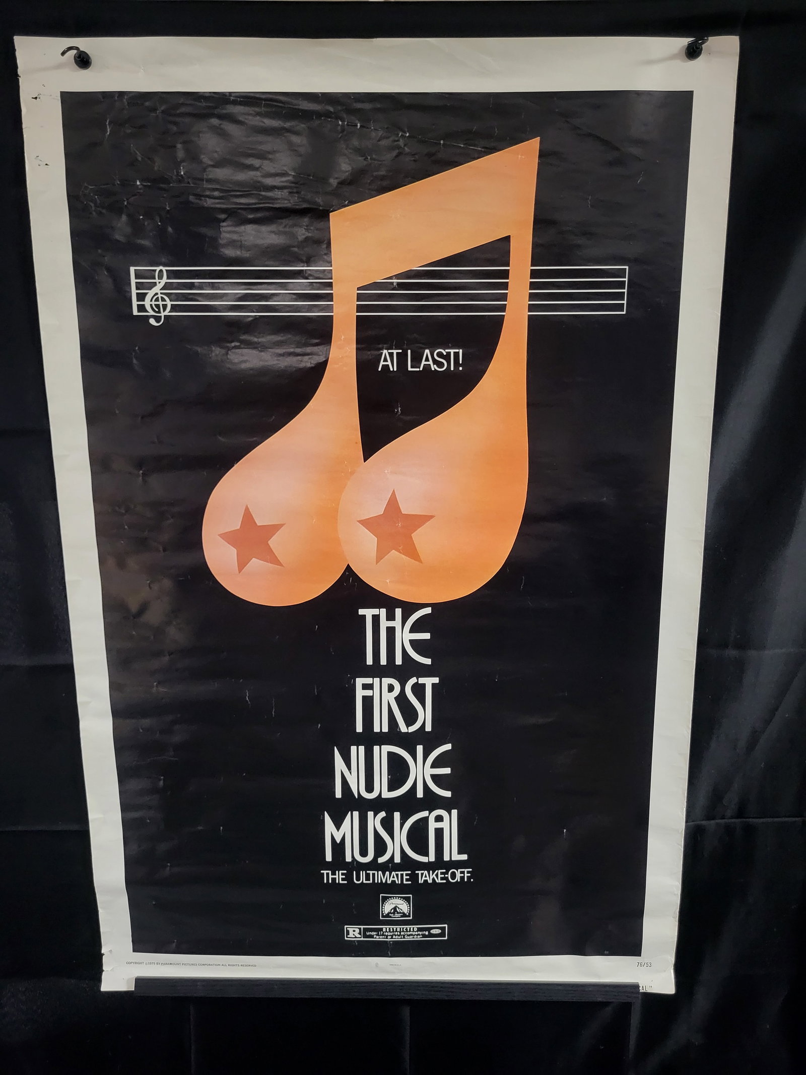 I00450 | The First Nudie Musical Original US One-Sheet Movie Poster, 1976 (1 of 4)