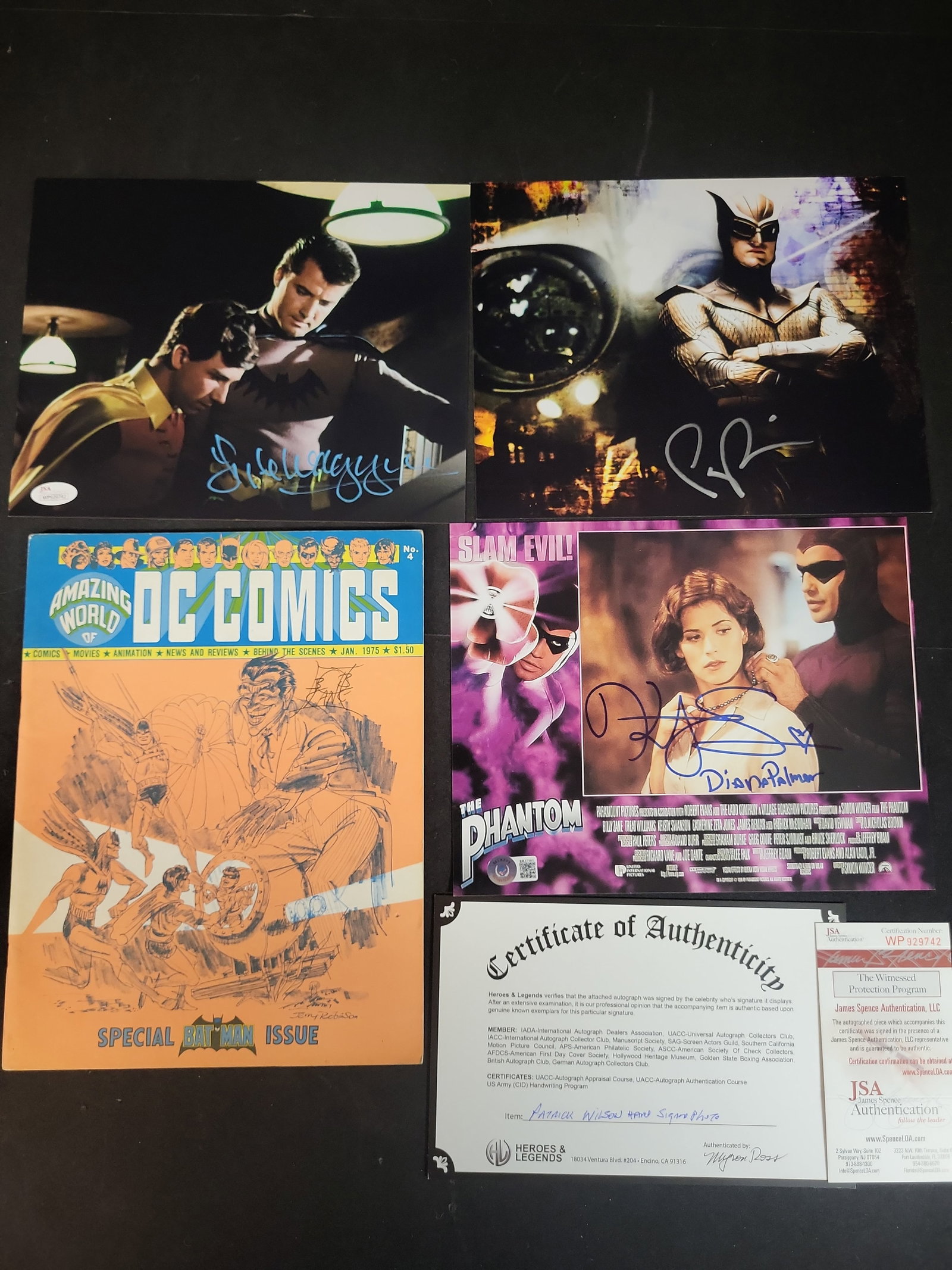 I03405 | A Collection of Autographed Superhero Memorabilia Including Bob Kane and Burt Ward (1 of 11)