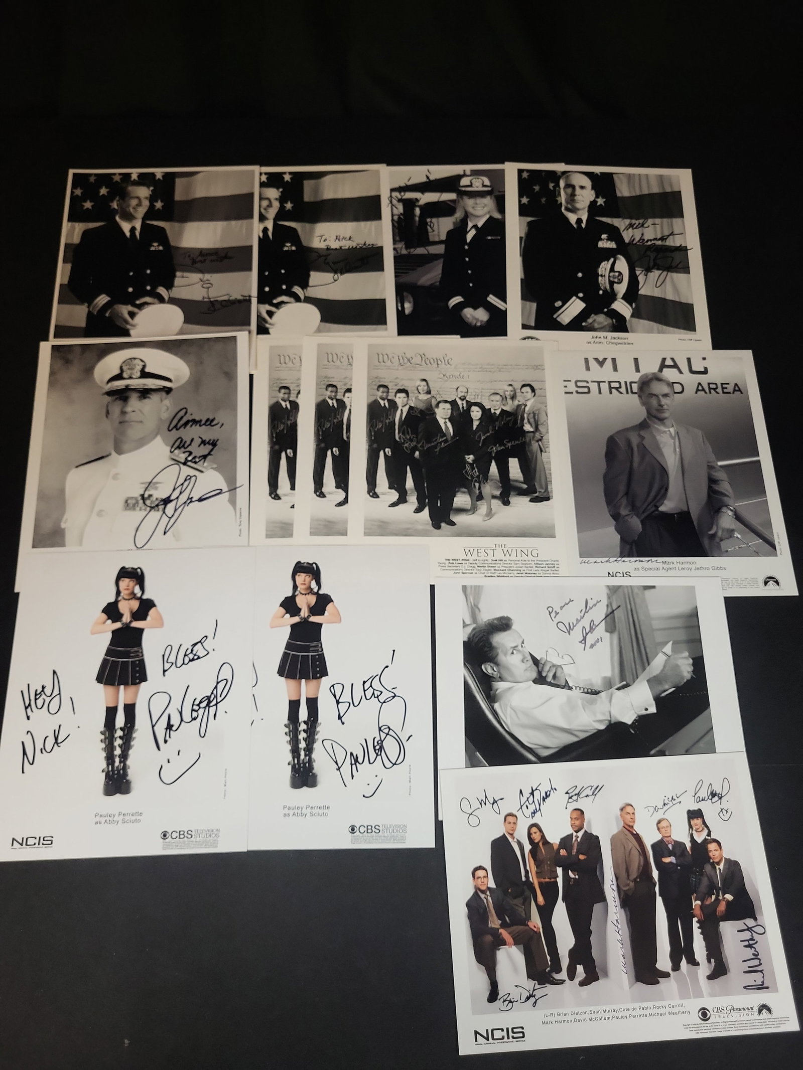 I03030 | A Collection of Autographed Promotional Television Photographs Including The West Wing, (1 of 8)