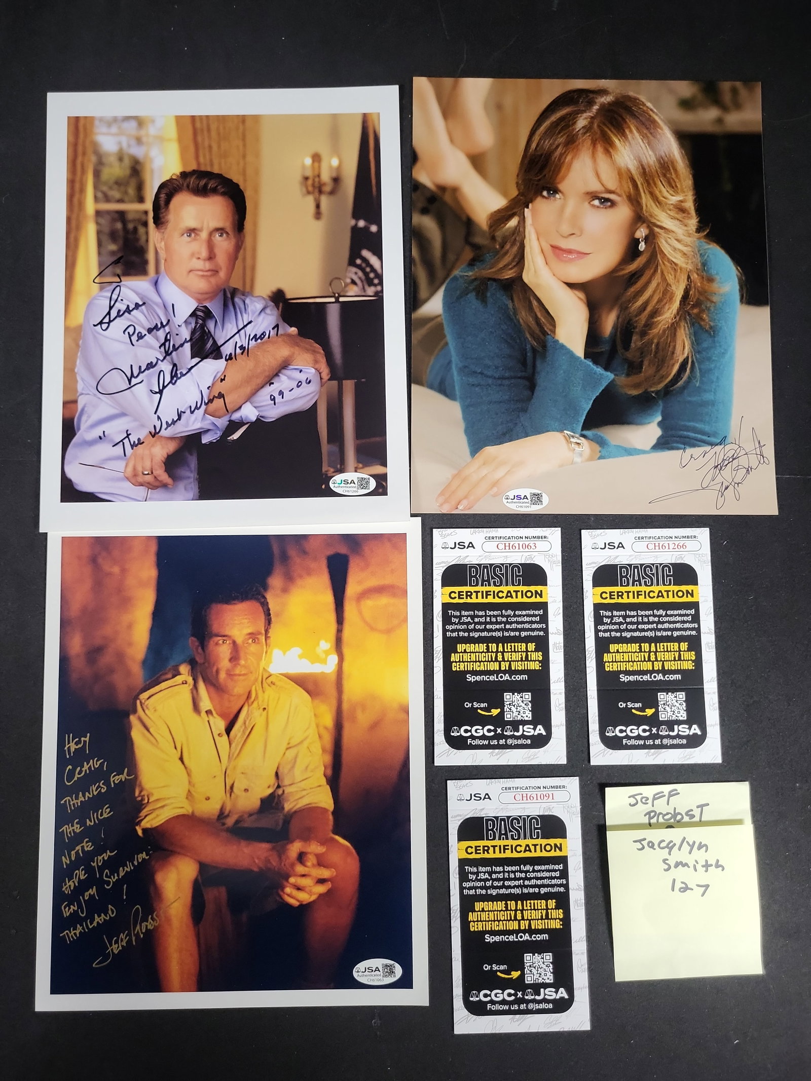 I03391 | A Trio of Authenticated Signed Television Personality Photographs (1 of 5)