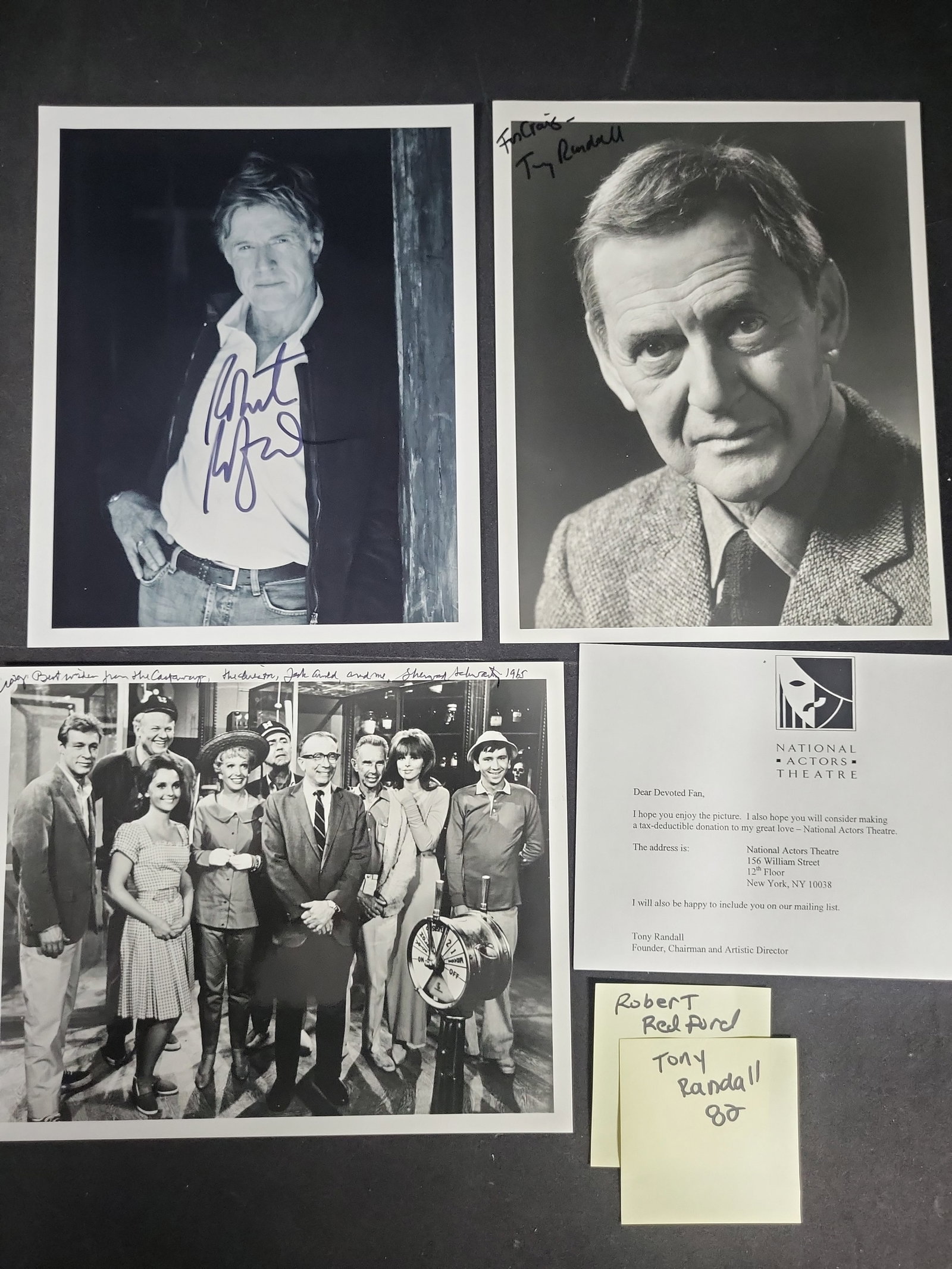 I03402 | A Collection of Celebrity Autographed Photographs and Related Ephemera Including Tony (1 of 6)